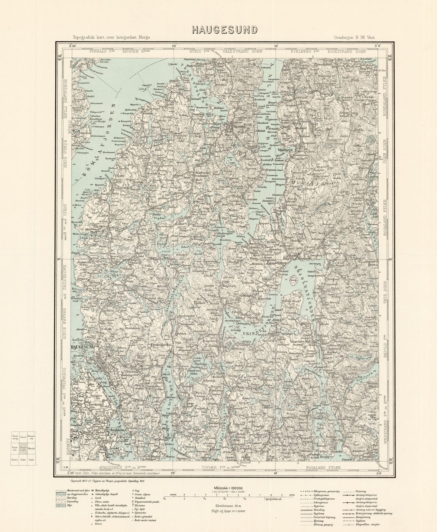 B36 vest Haugesund: Hordaland | Rogaland
