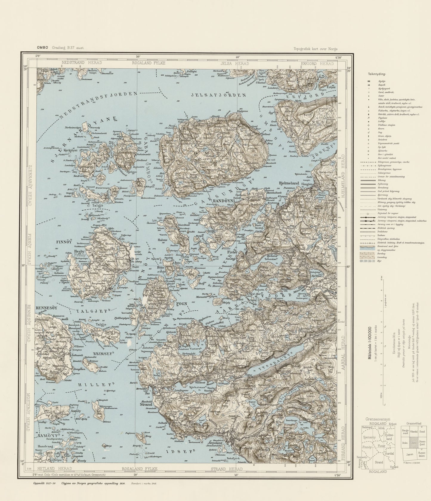 B37 aust Ombo: Rogaland