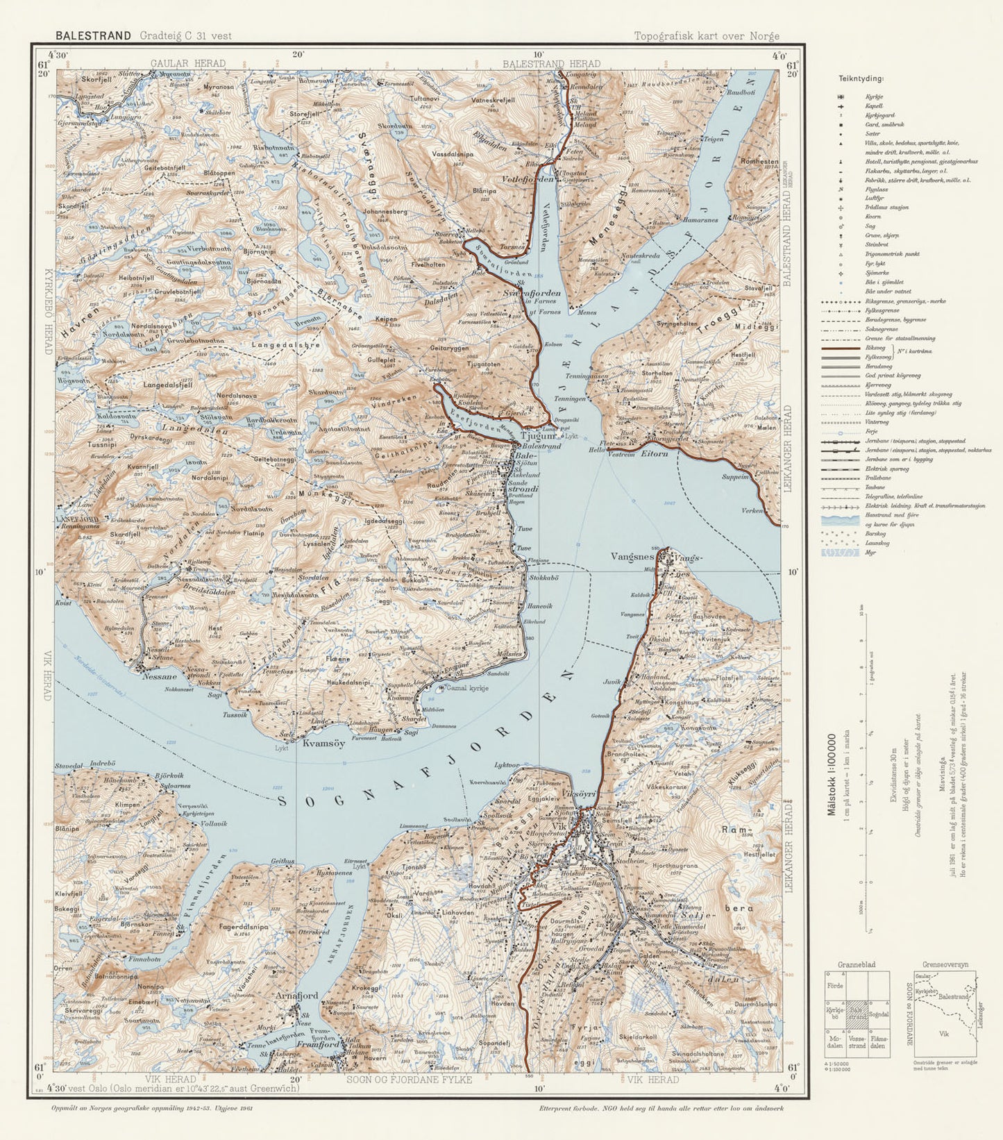 C31 vest Balestrand: Sogn og Fjordane