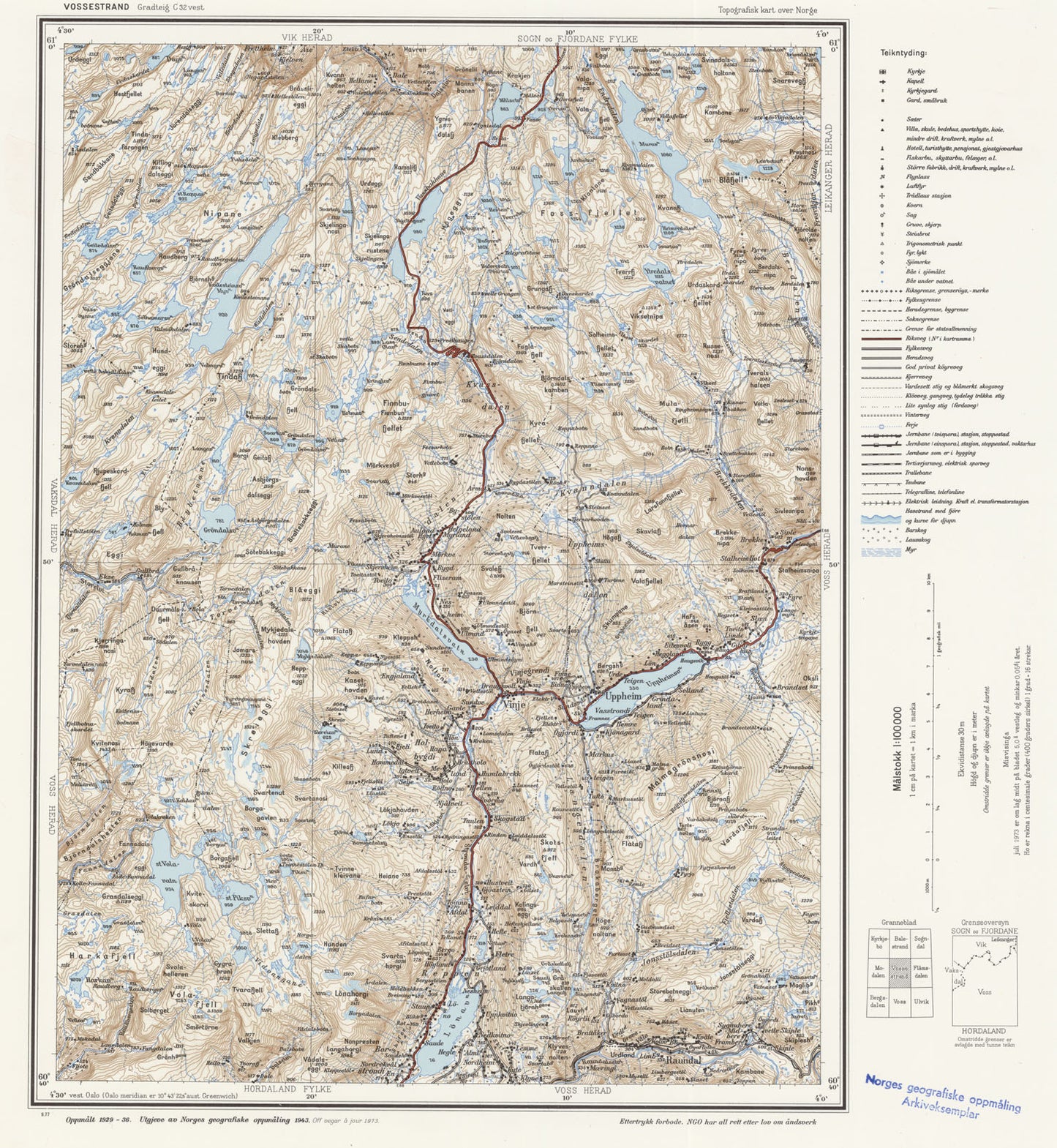 C32 vest Vossestrand: Hordaland | Sogn og Fjordane