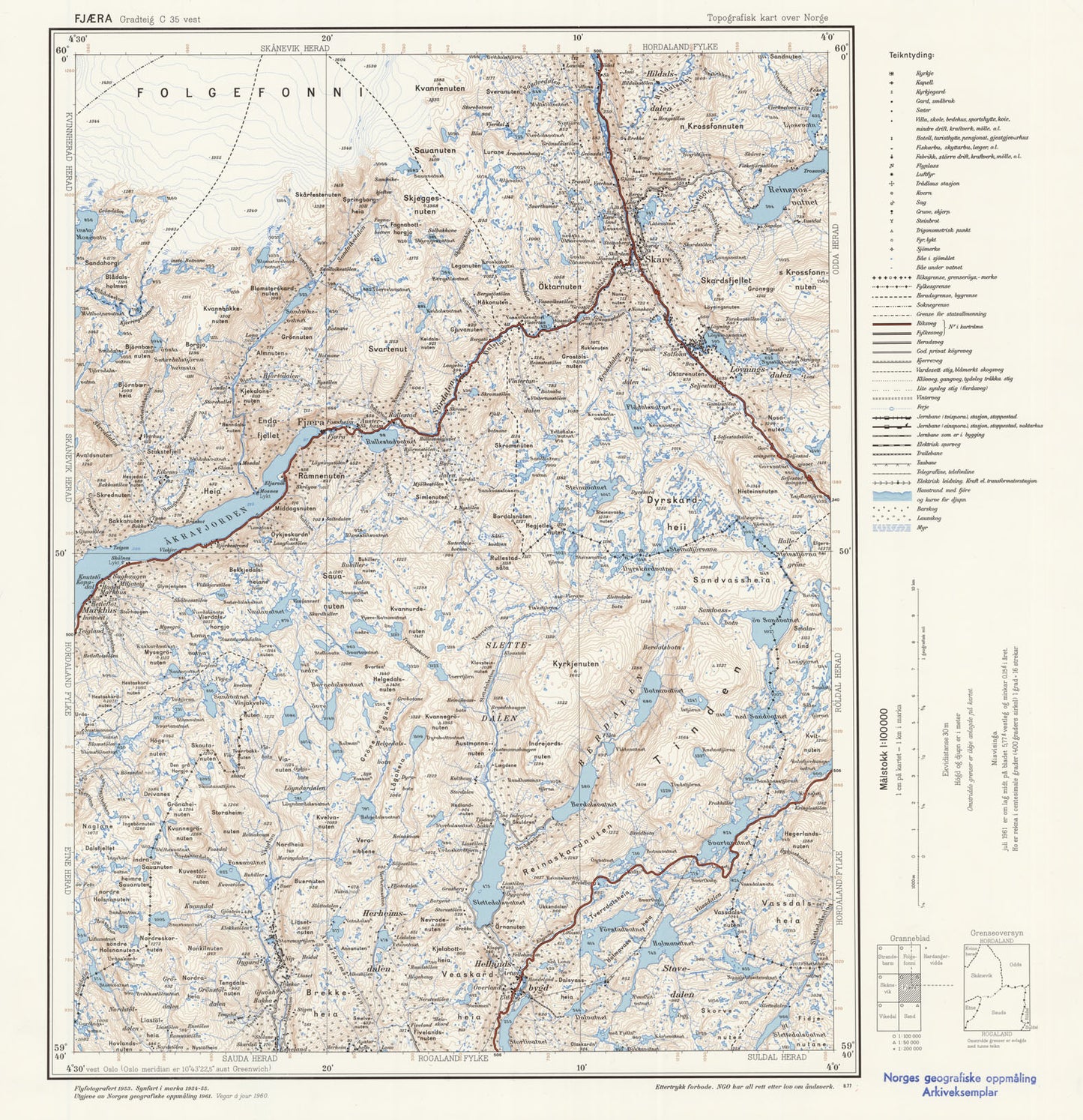 C35 vest Fjæra: Hordaland | Rogaland