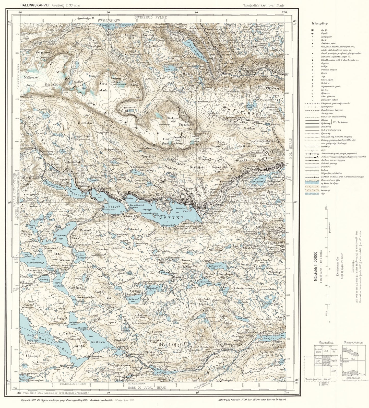 D33 aust Hallingskarvet: Buskerud