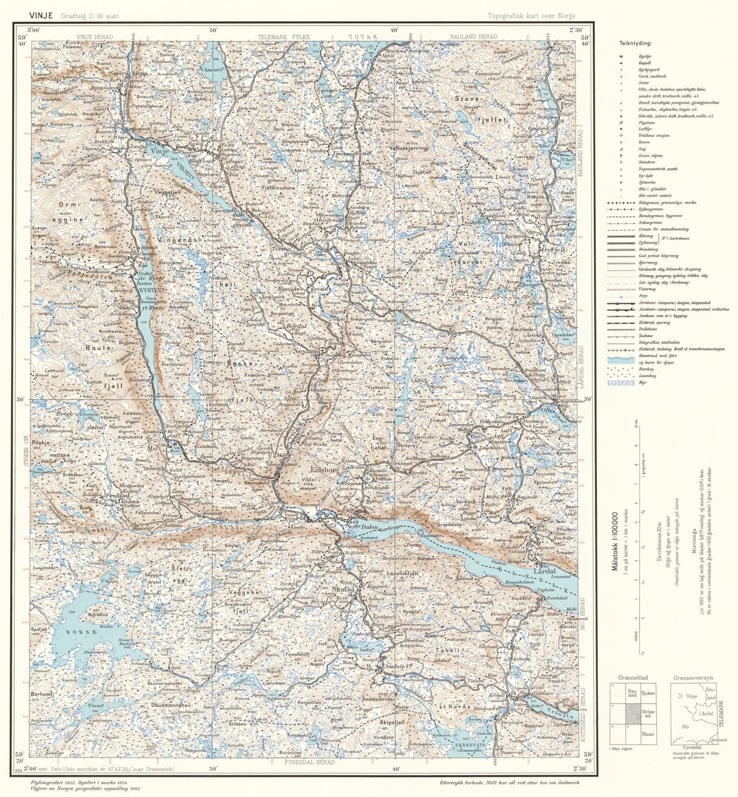 D36 aust Vinje: Telemark