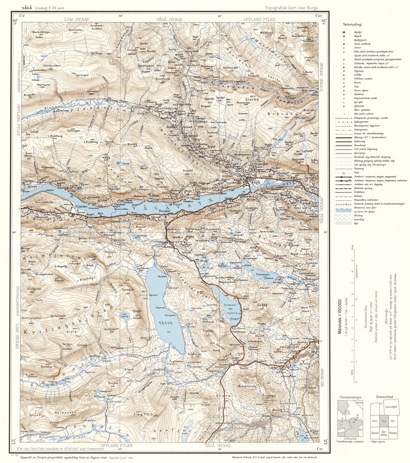 E29 aust Vågå: Oppland