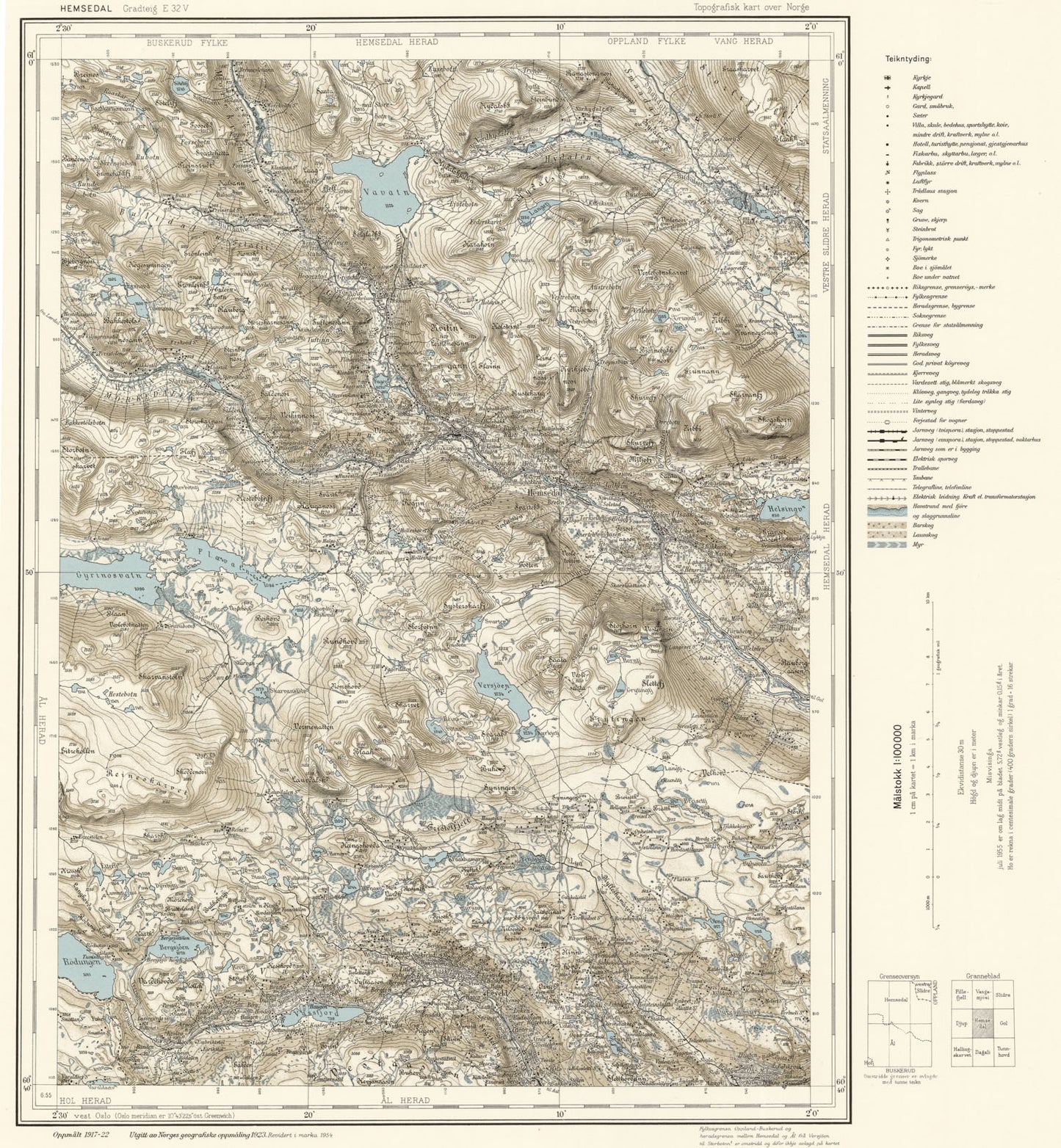 E32 vest Hemsedal: Buskerud | Oppland