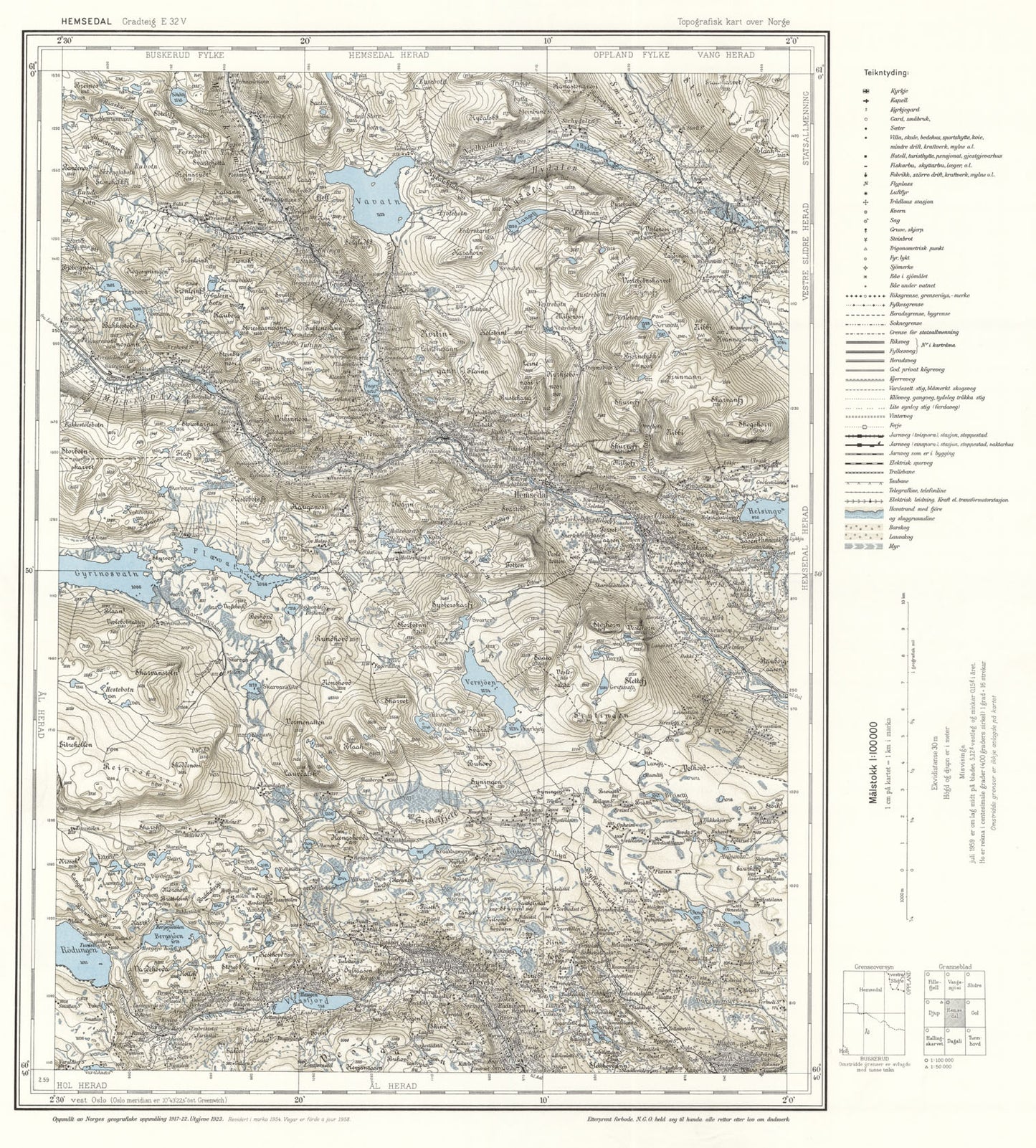 E32 vest Hemsedal: Buskerud | Oppland