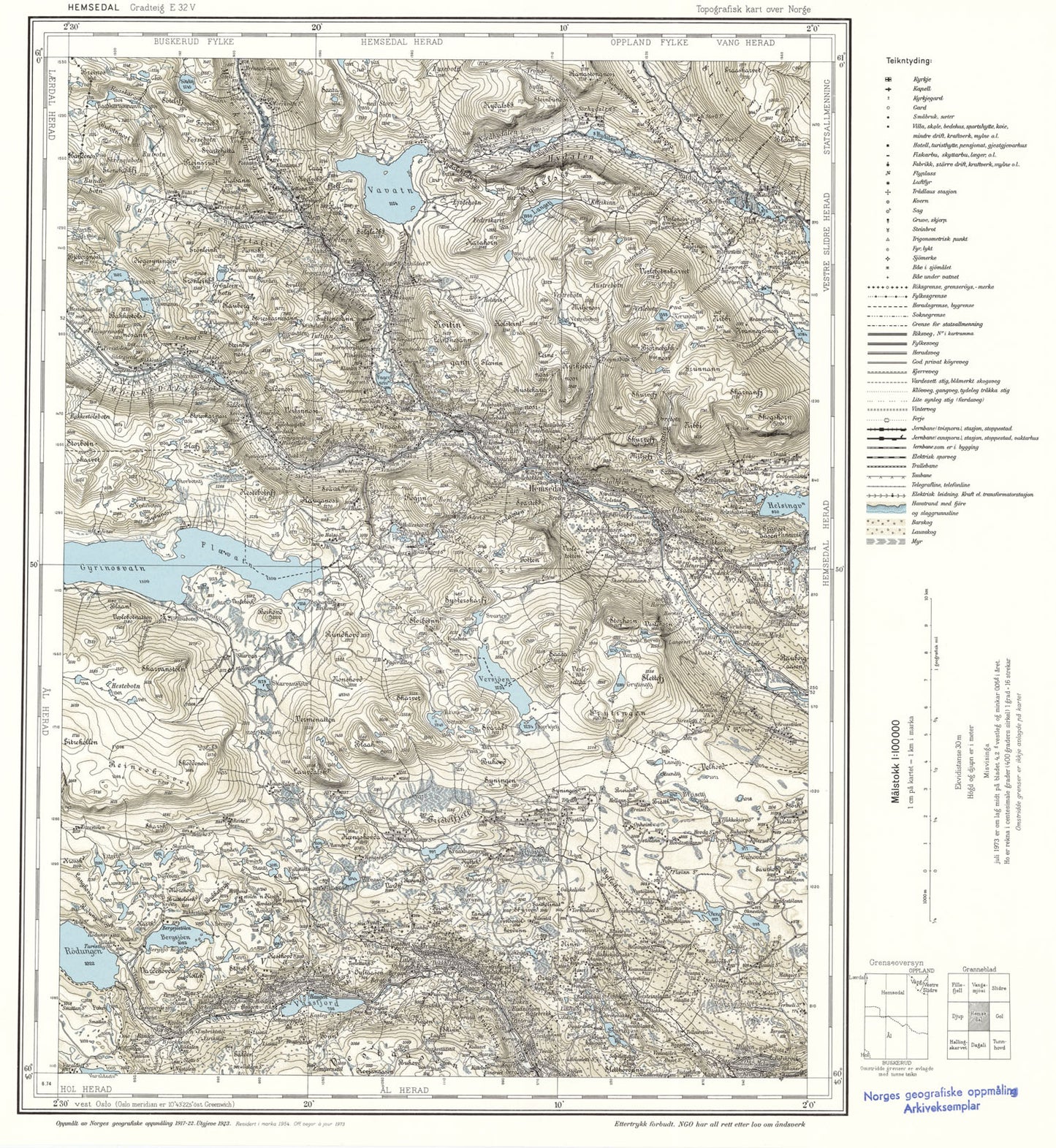 E32 vest Hemsedal: Buskerud | Oppland