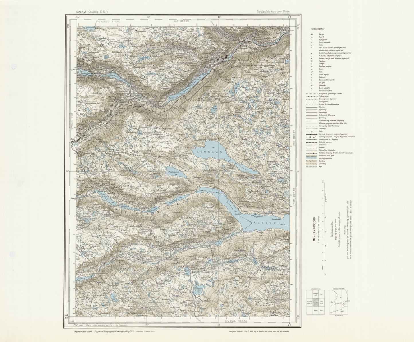 E33 vest Dagali: Buskerud