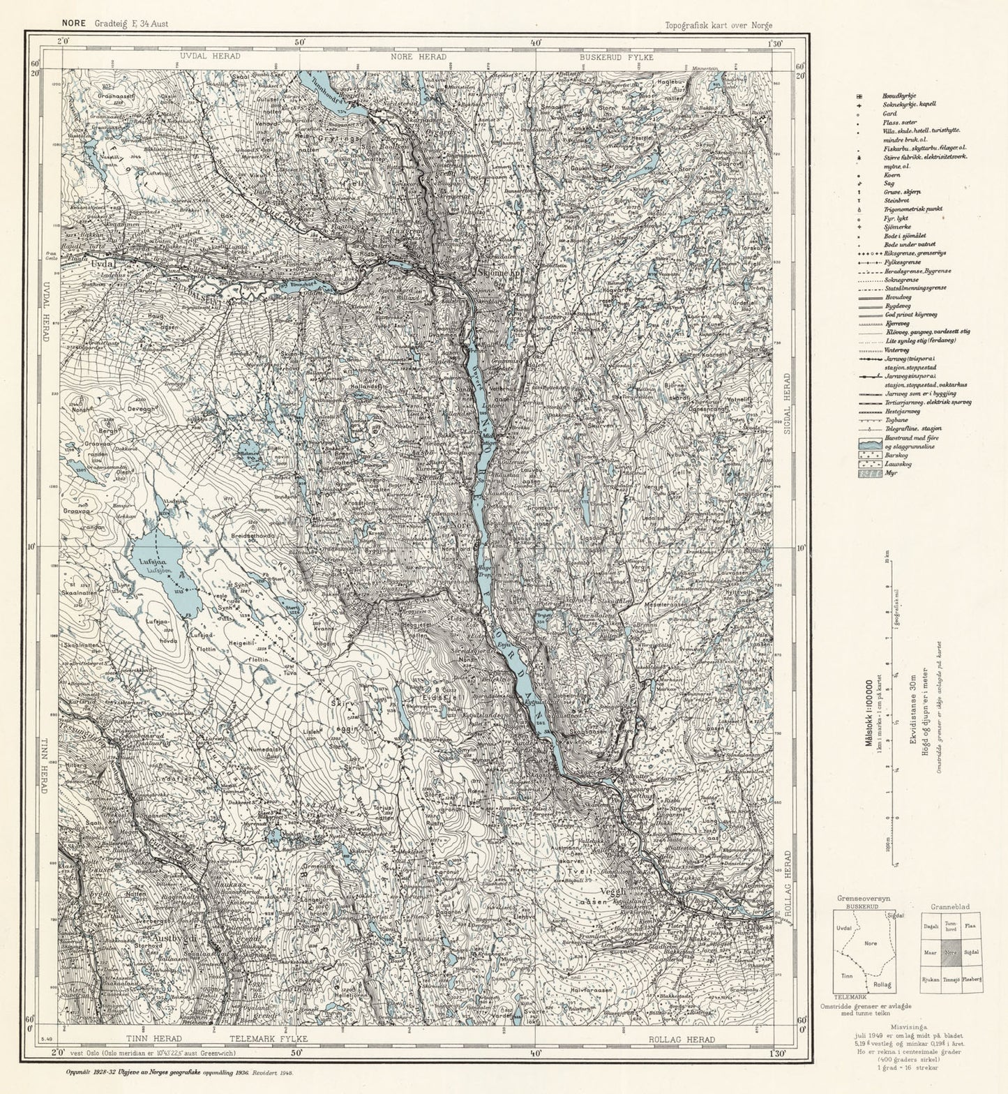 E34 aust Nore: Buskerud | Telemark