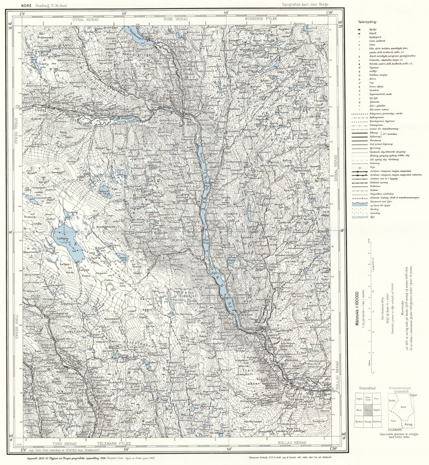 E34 aust Nore: Buskerud | Telemark