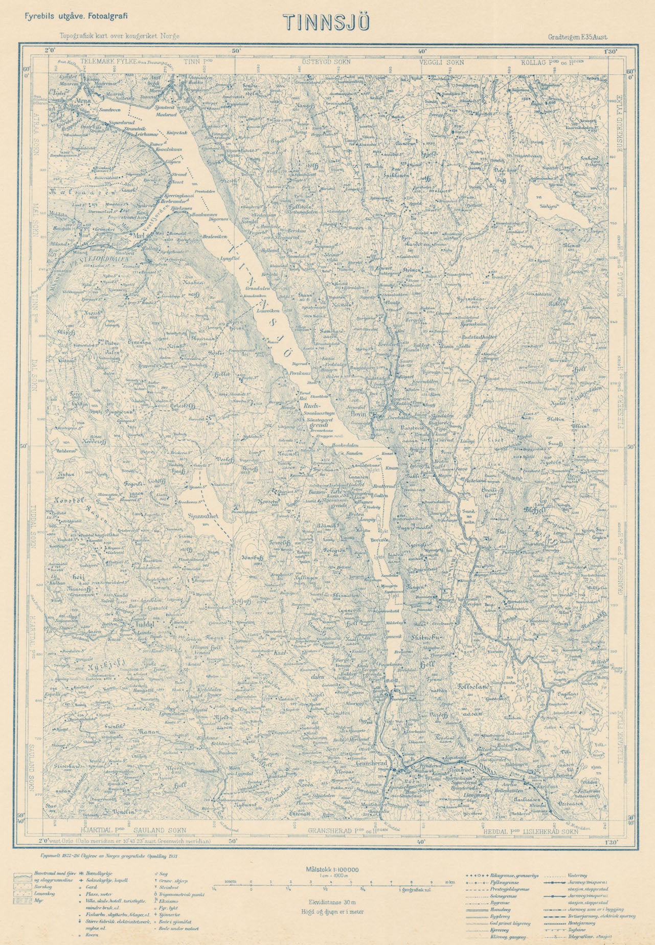 E35 aust Tinnsjø: Buskerud | Telemark