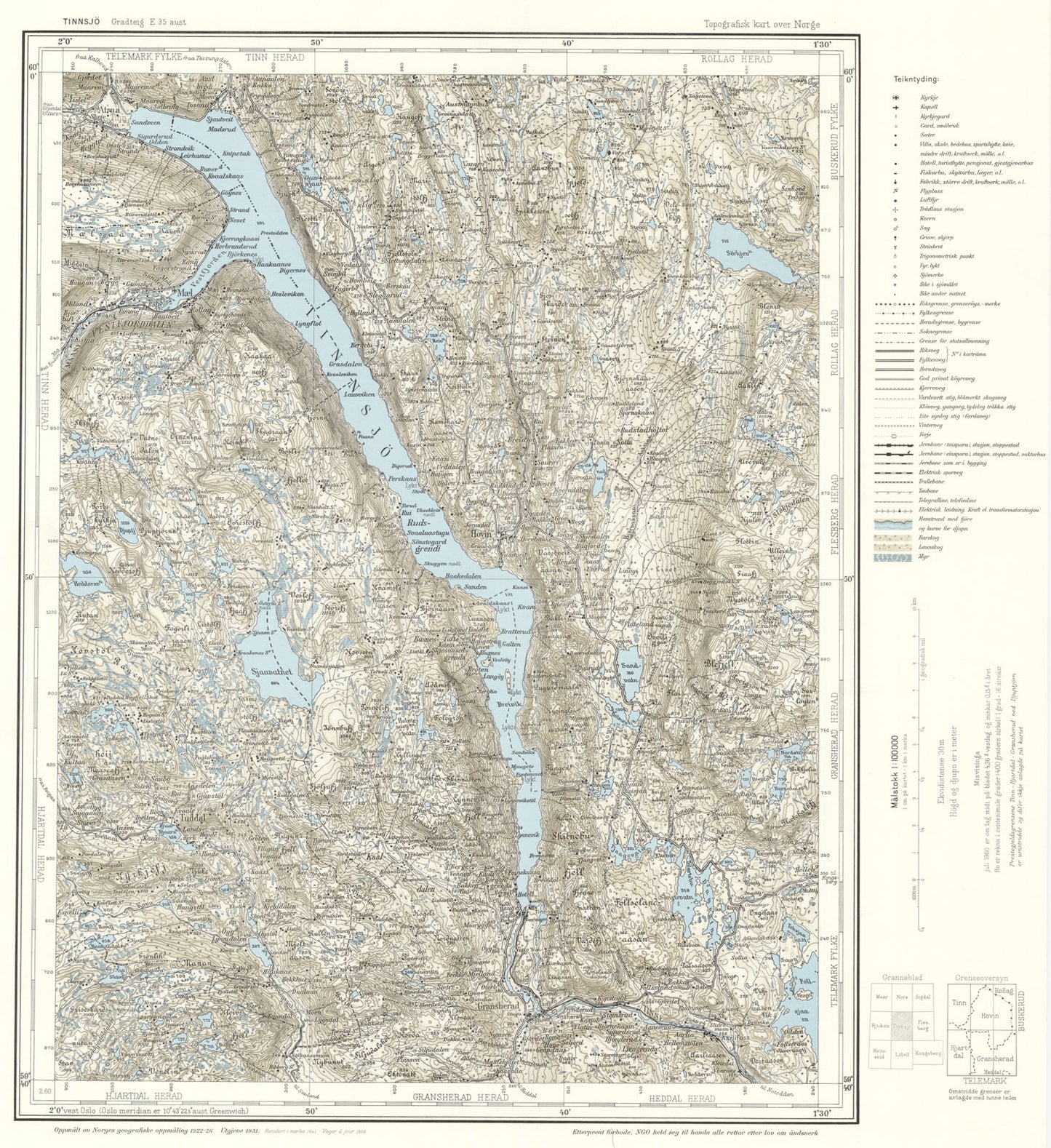 E35 aust Tinnsjø: Buskerud | Telemark