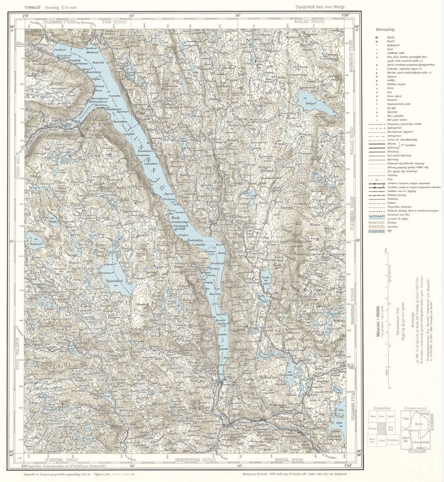 E35 aust Tinnsjø: Buskerud | Telemark