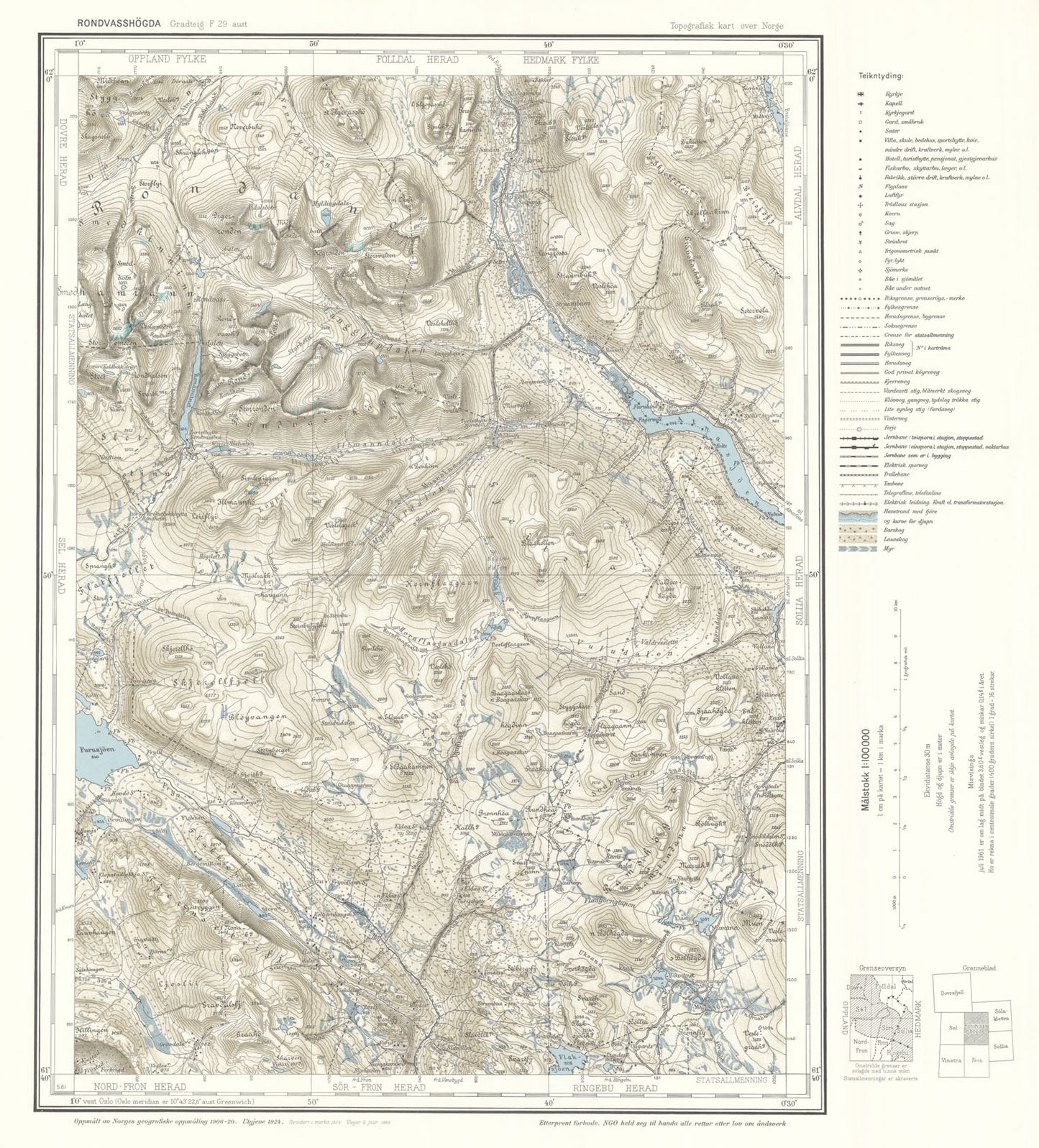 F29 aust Rondvasshøgda: Hedmark | Oppland