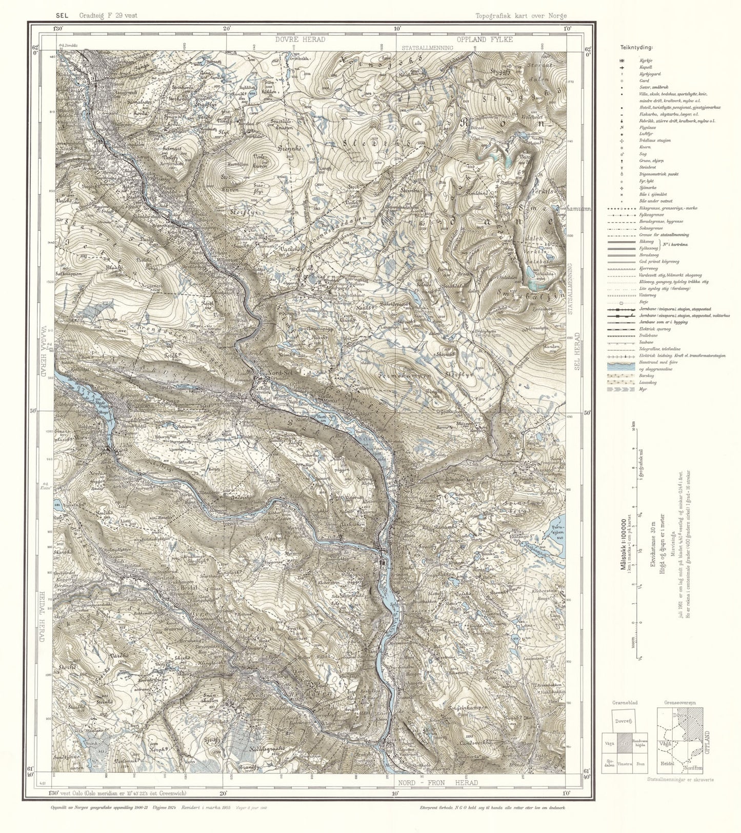 F29 vest Sel: Oppland