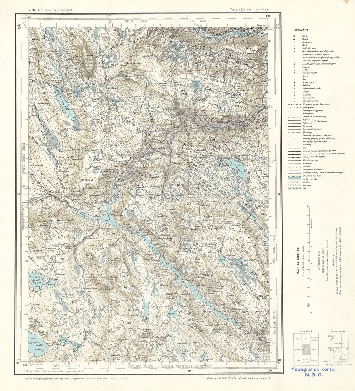 F30 vest Vinstra: Oppland