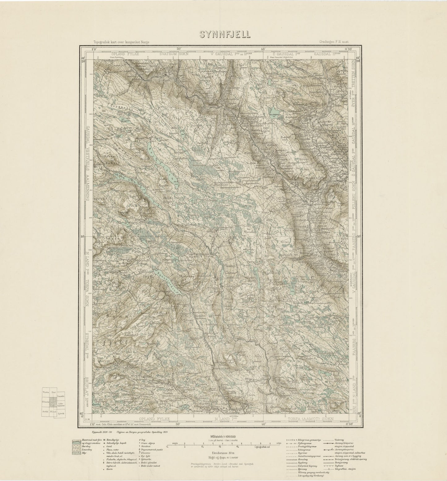 F31 aust Synnfjell: Oppland