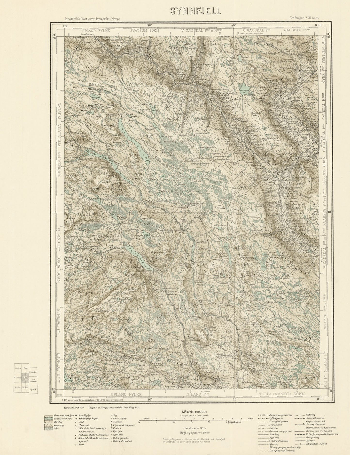 F31 aust Synnfjell: Oppland