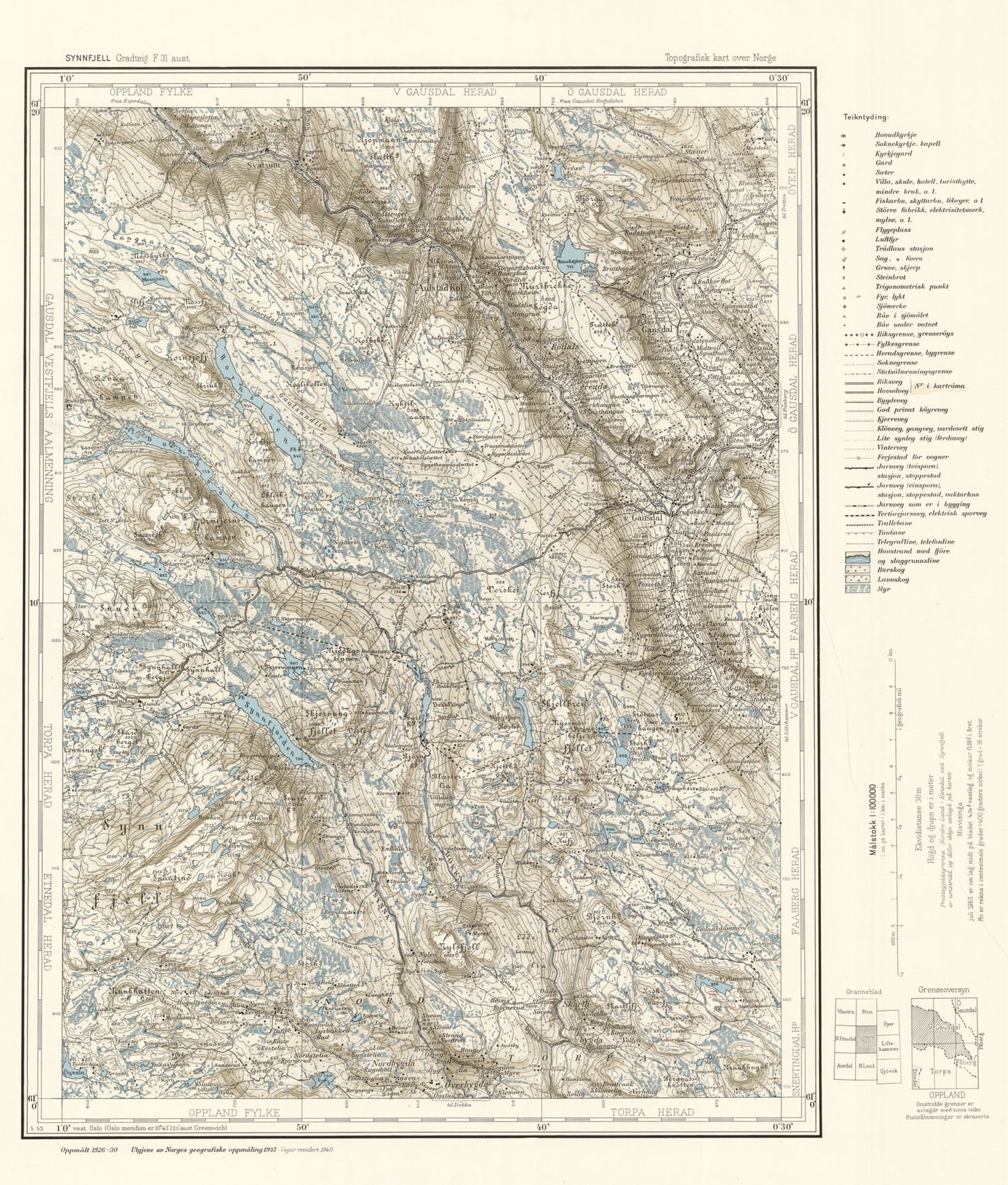 F31 aust Synnfjell: Oppland