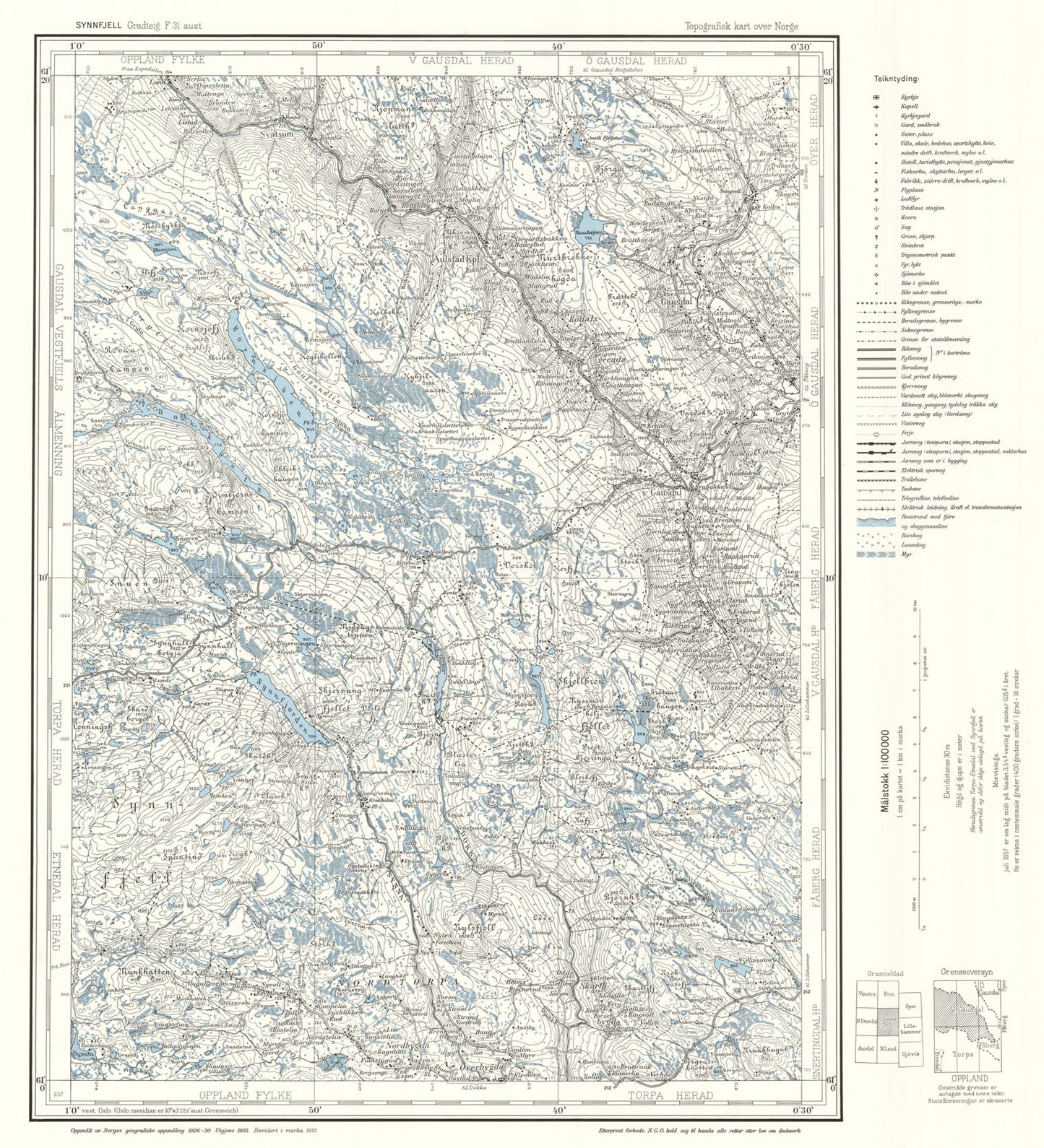 F31 aust Synnfjell: Oppland