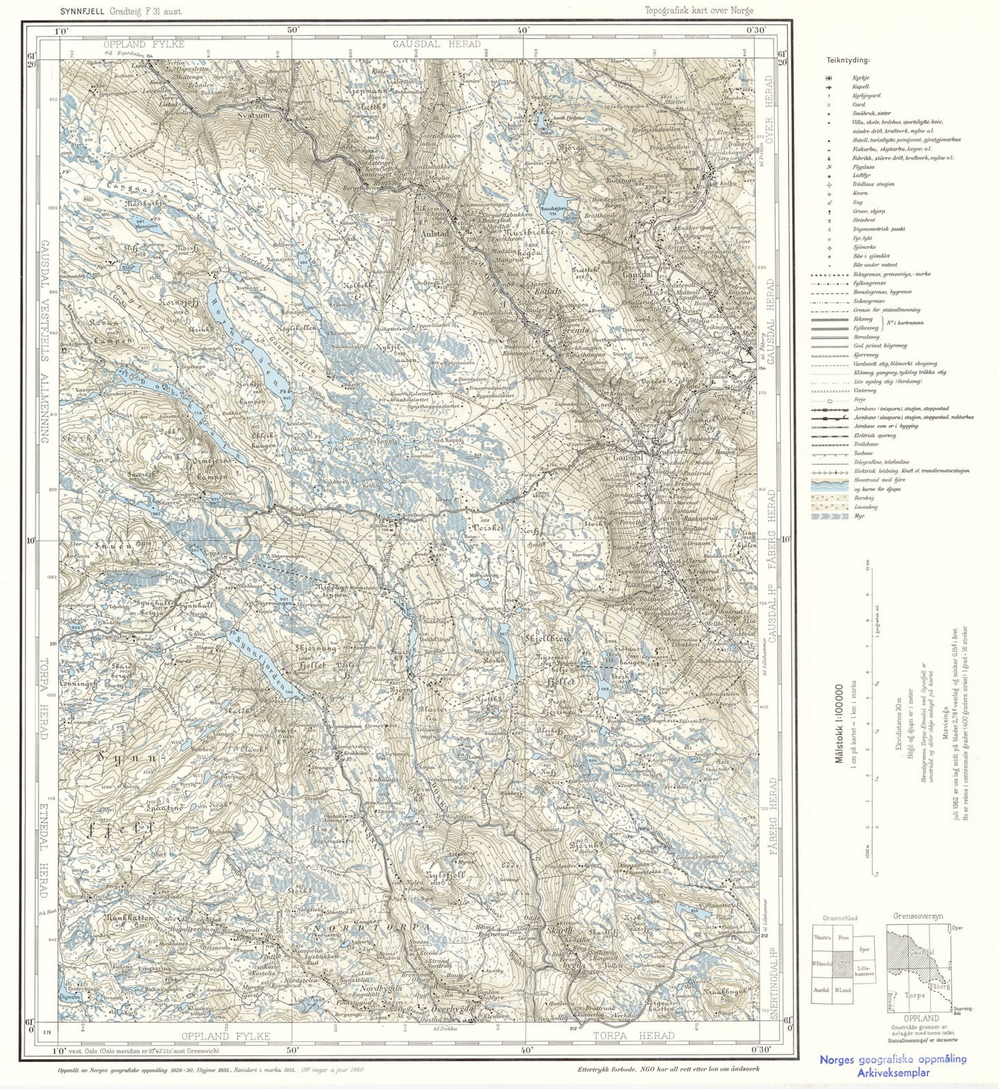F31 aust Synnfjell: Oppland