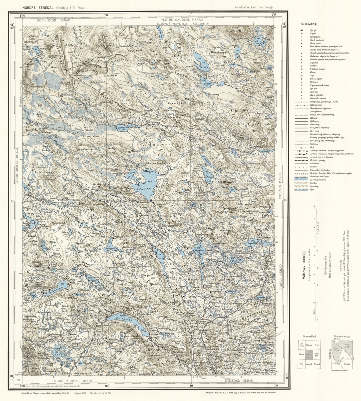 F31 vest Nordre Etnedal: Oppland