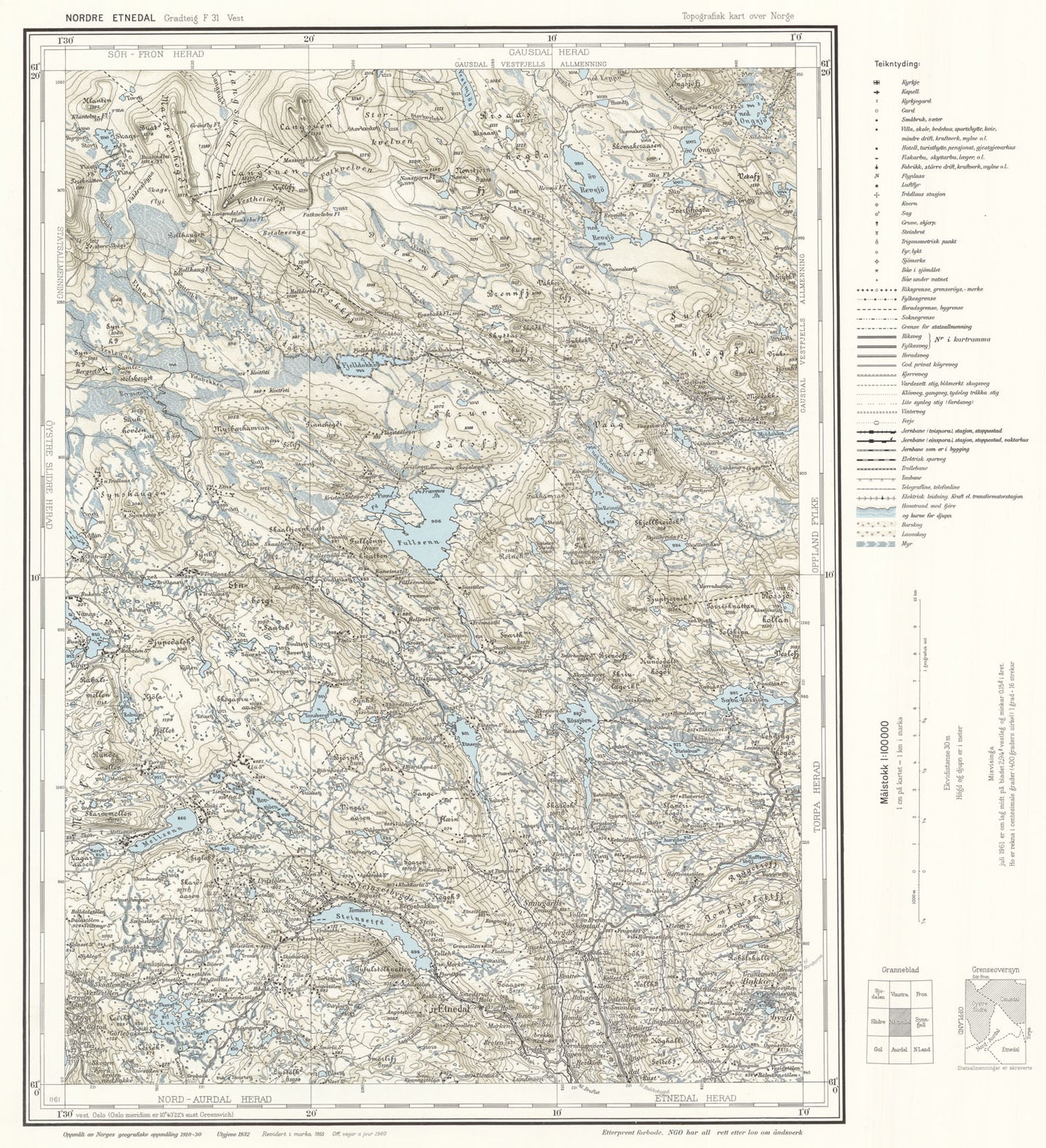 F31 vest Nordre Etnedal: Oppland