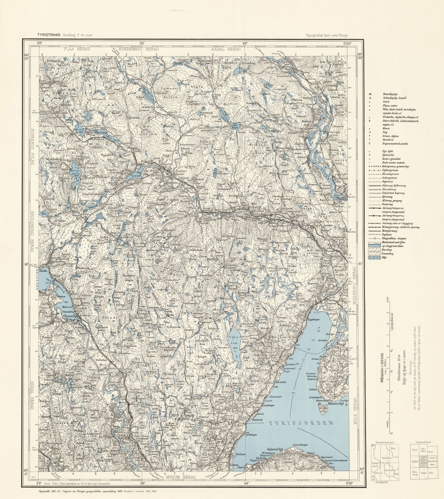 F34 aust Tyristrand: Buskerud