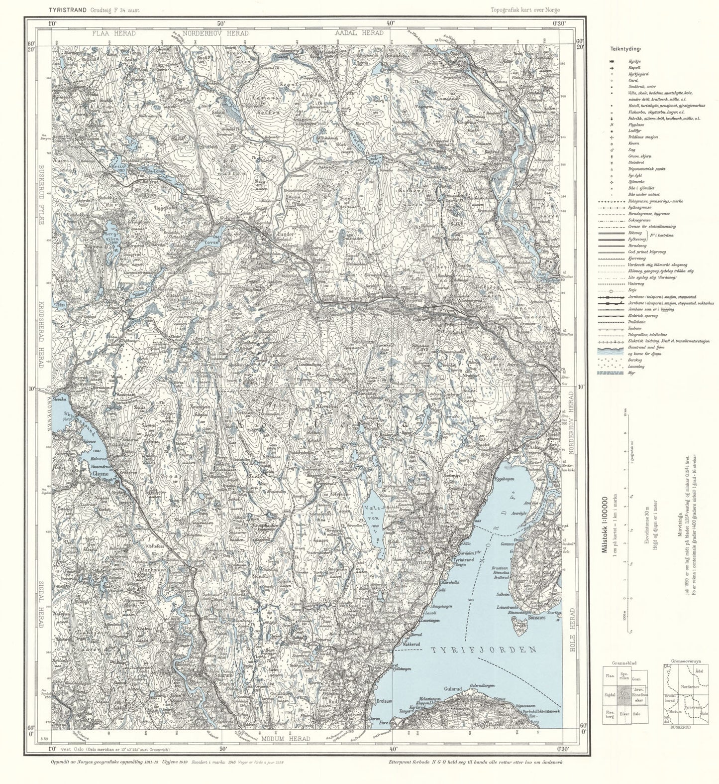 F34 aust Tyristrand: Buskerud