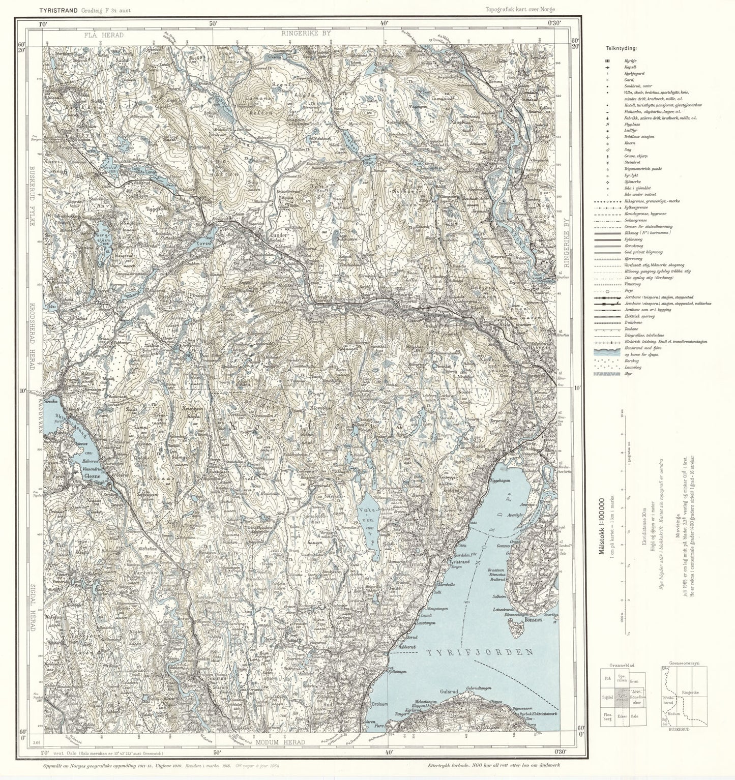 F34 aust Tyristrand: Buskerud
