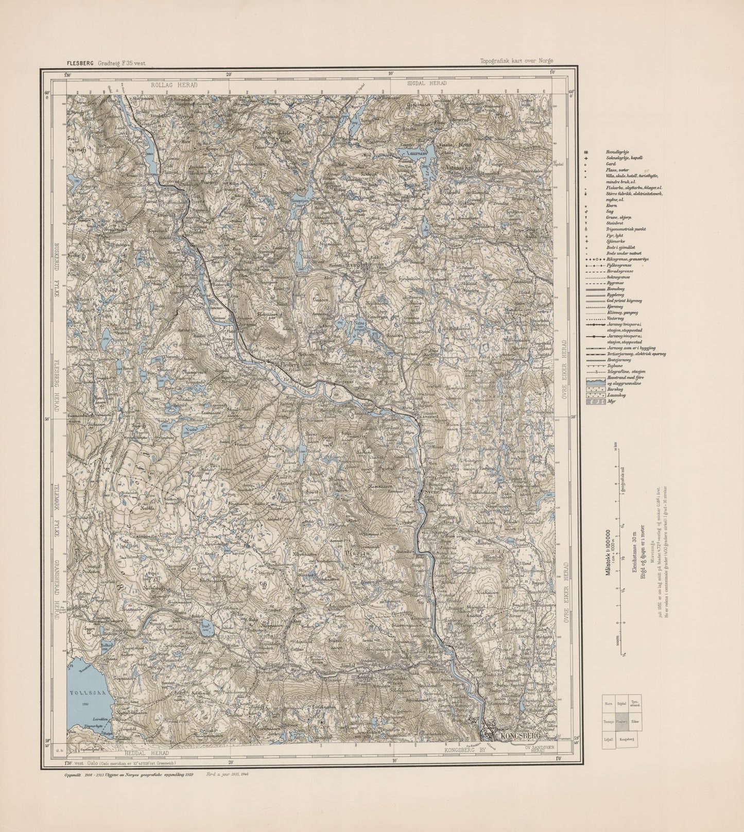 F35 vest Flesberg: Buskerud | Telemark