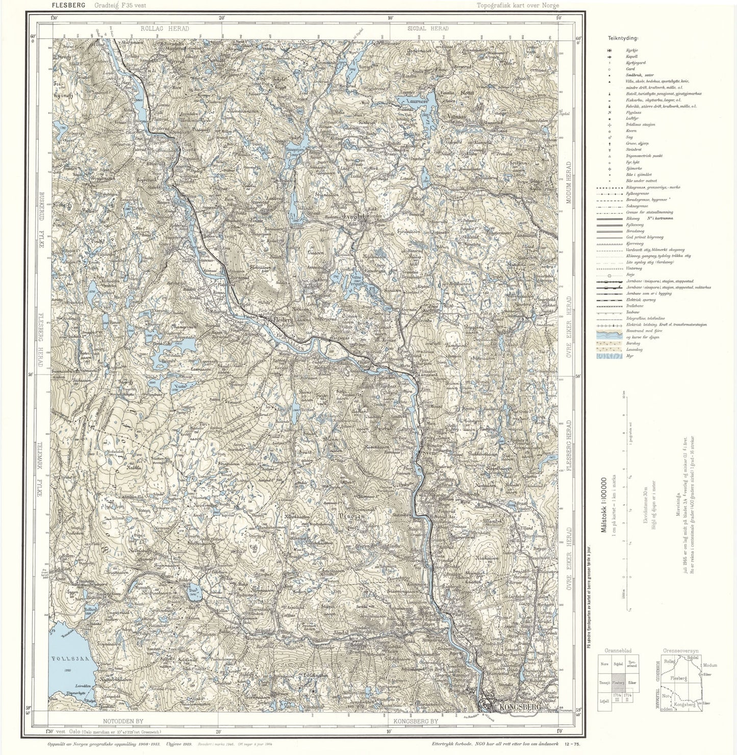 F35 vest Flesberg: Buskerud | Telemark