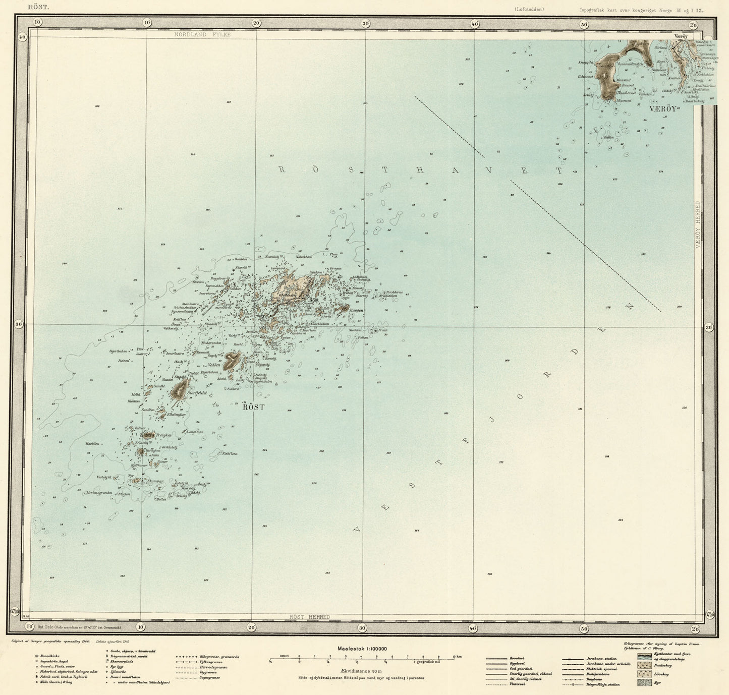 H12, I12 Røst: Nordland