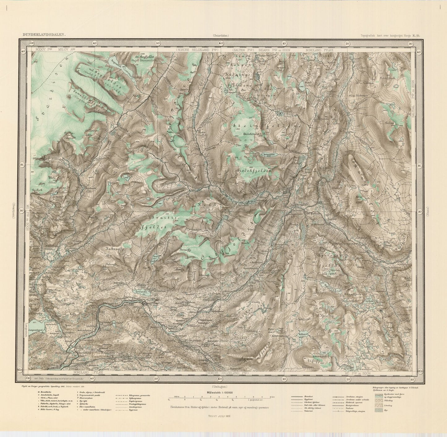 K15 Dunderlandsdalen: Nordland