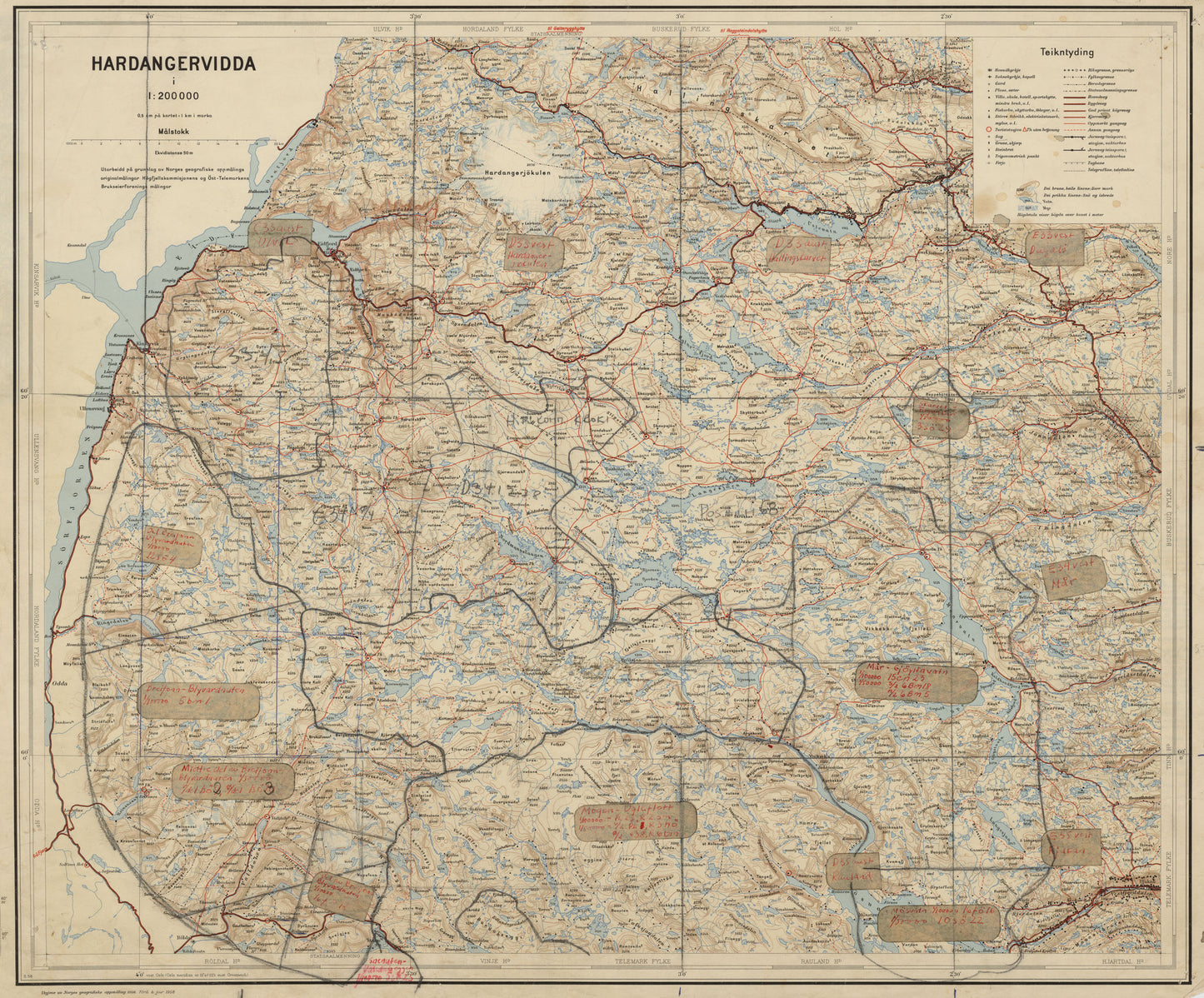 Hardangervidda: Buskerud | Hordaland | Telemark