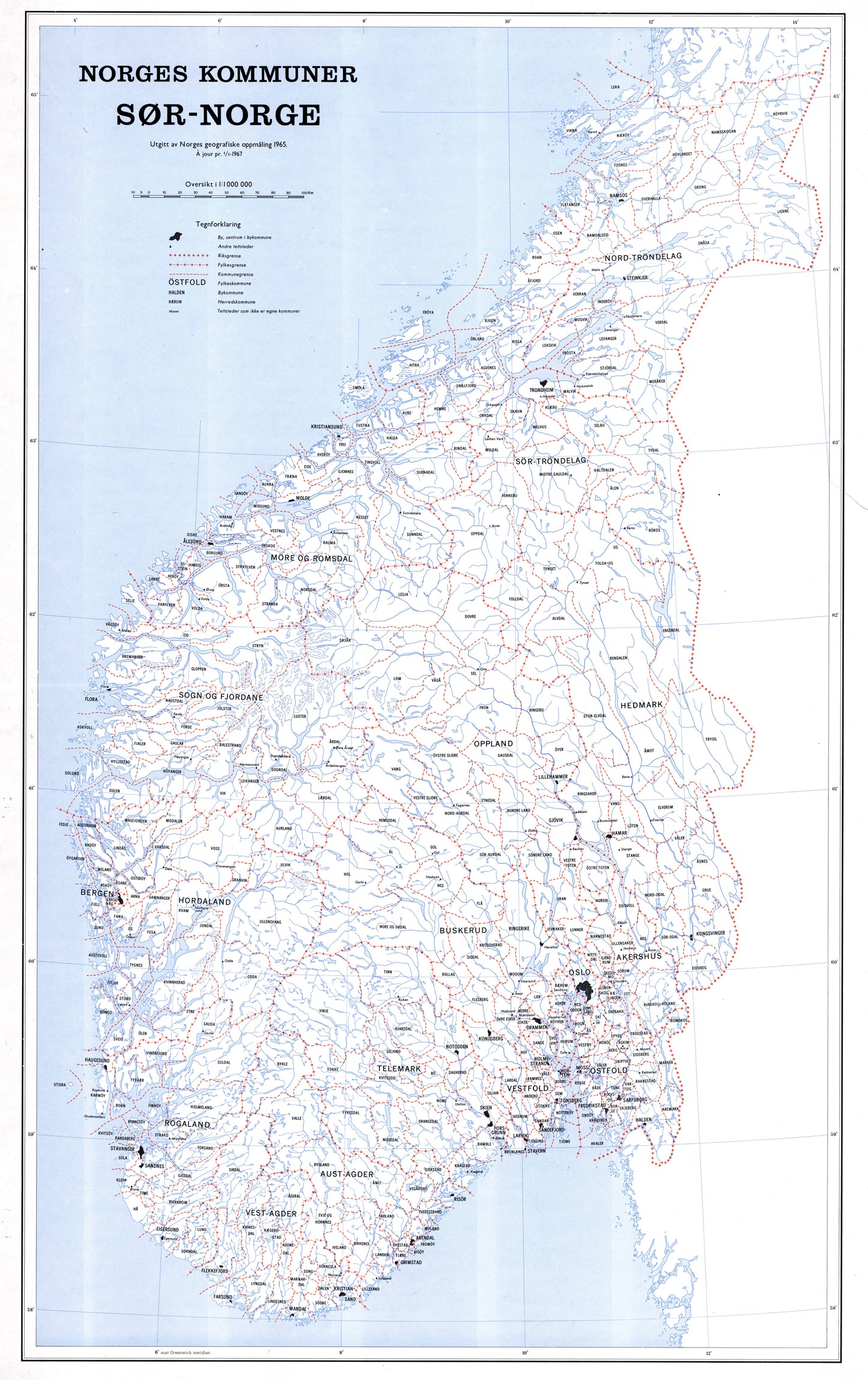 Norges kommuner Sør-Norge: Norge