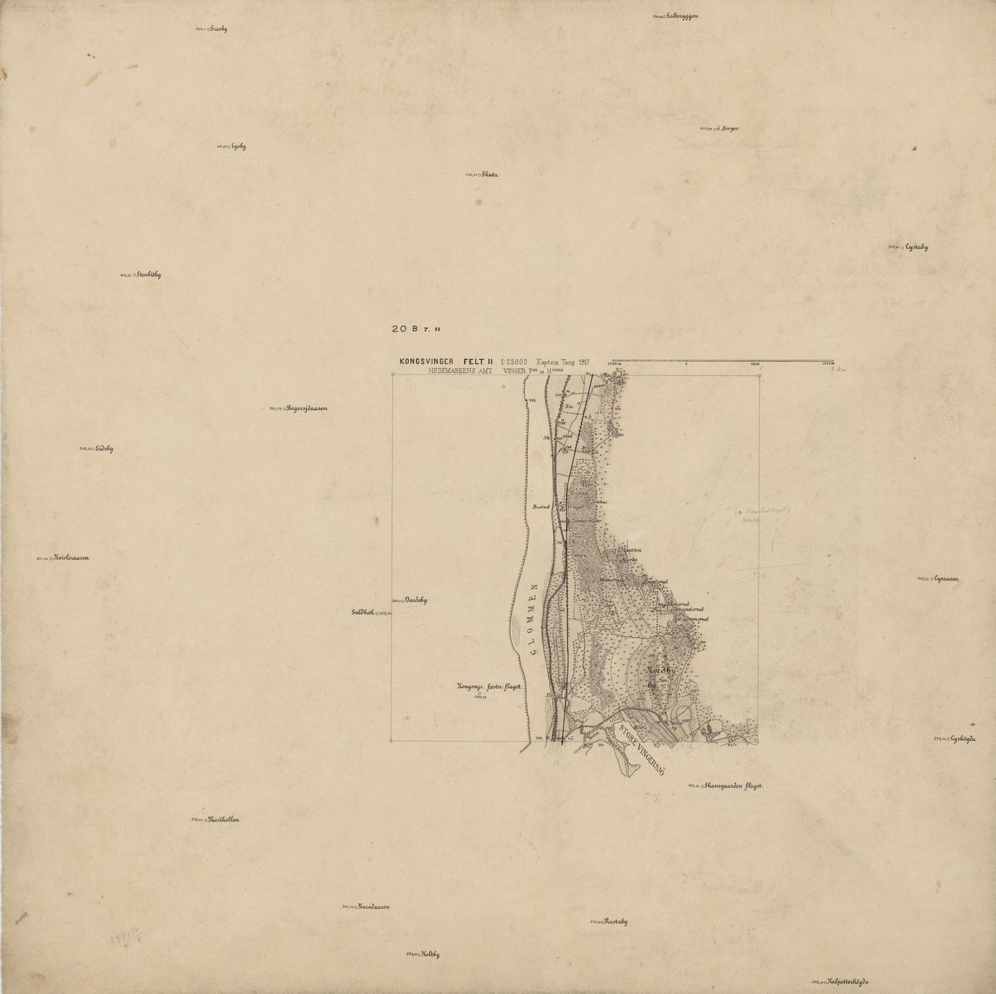Nr. 8; felt 11 (1/3 del): Hedmark