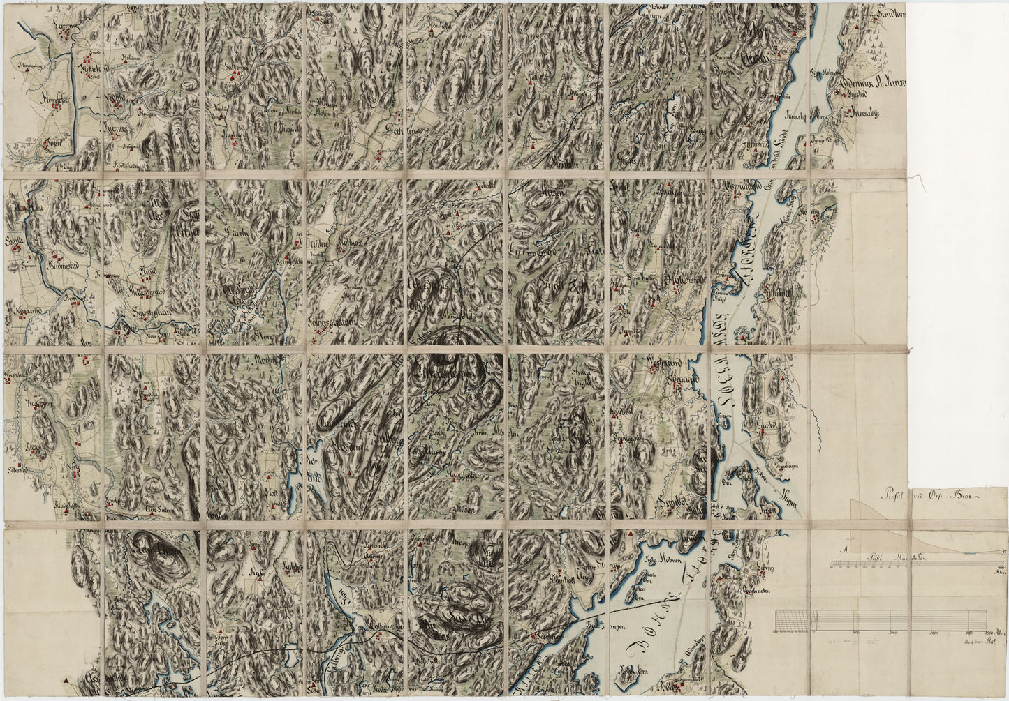 Kart over Eidsberg, Røddenæs, Rakkestad og ødemark, del 3: Østfold
