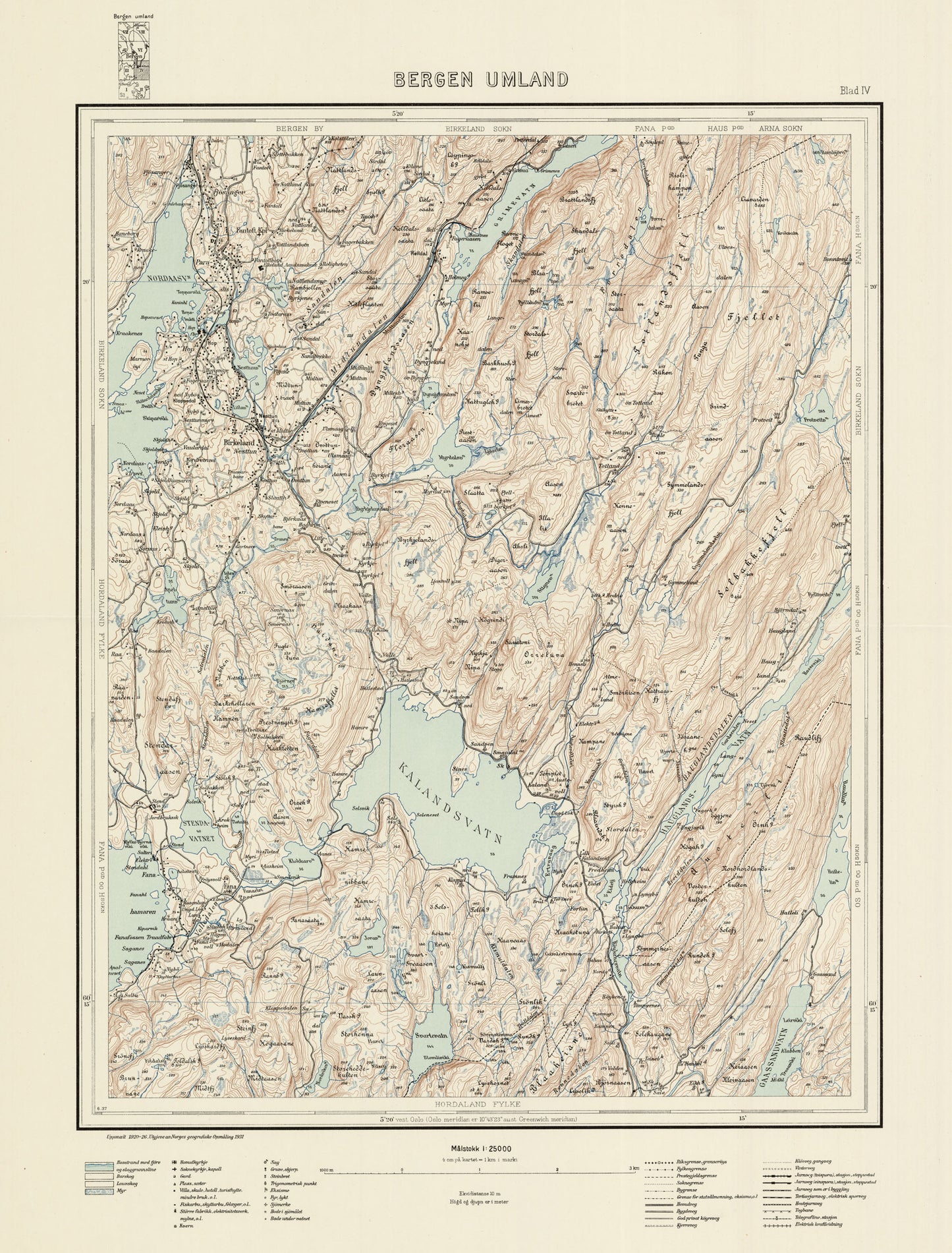 Bergen omland IV: Hordaland