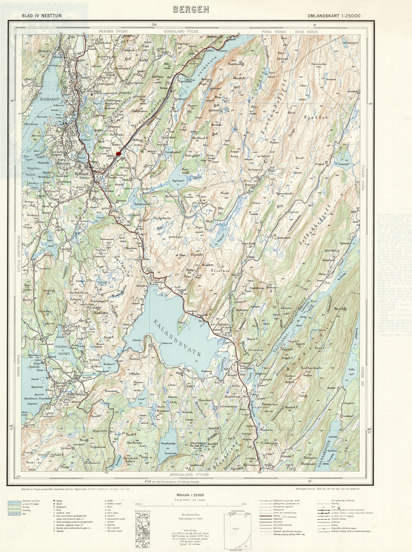 Bergen omland IV: Hordaland