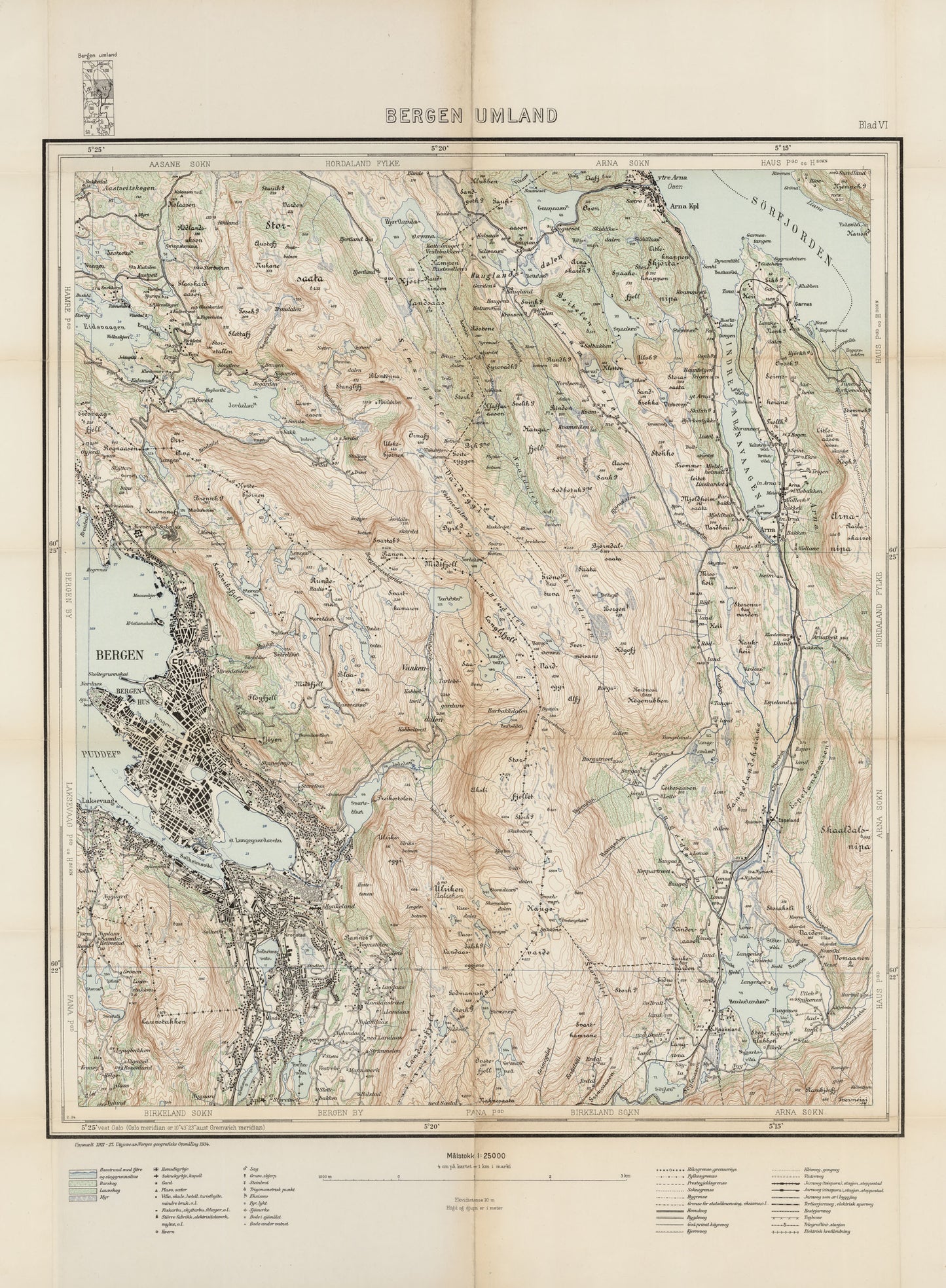 Bergen omland VI: Hordaland
