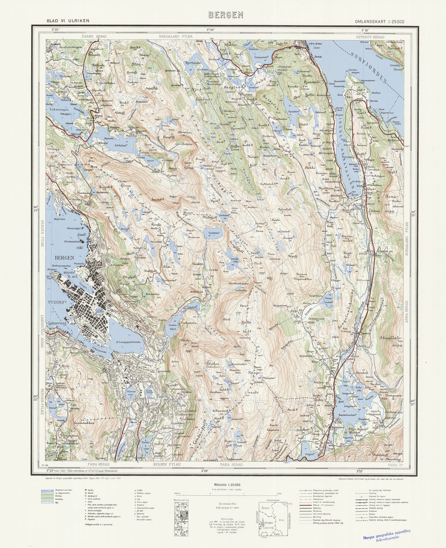 Bergen omland VI: Hordaland