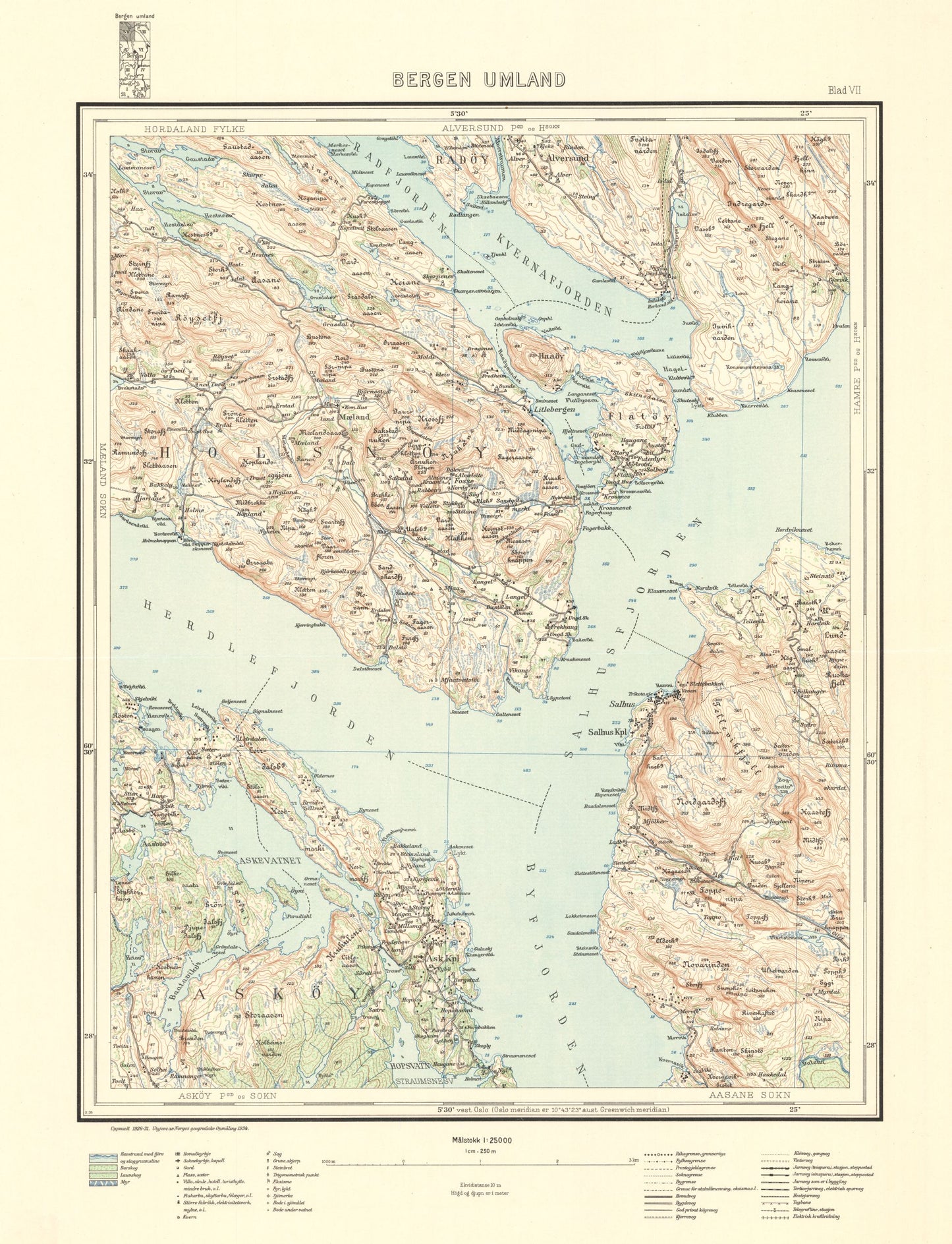 Bergen omland VII: Hordaland