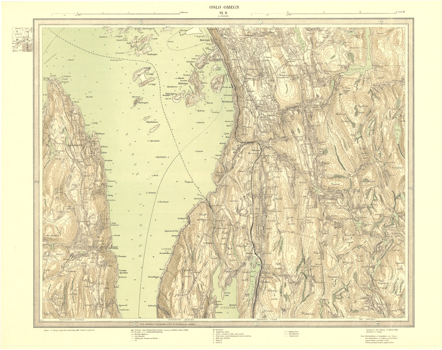 Oslo omegn blad 2: Akershus | Oslo