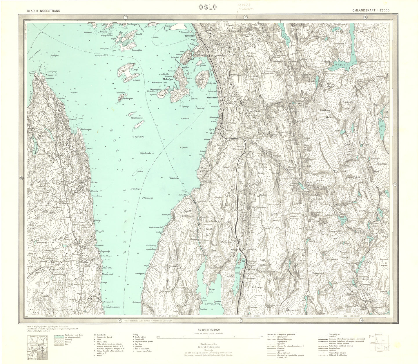 Oslo blad 2 Nordstrand: Akershus | Oslo