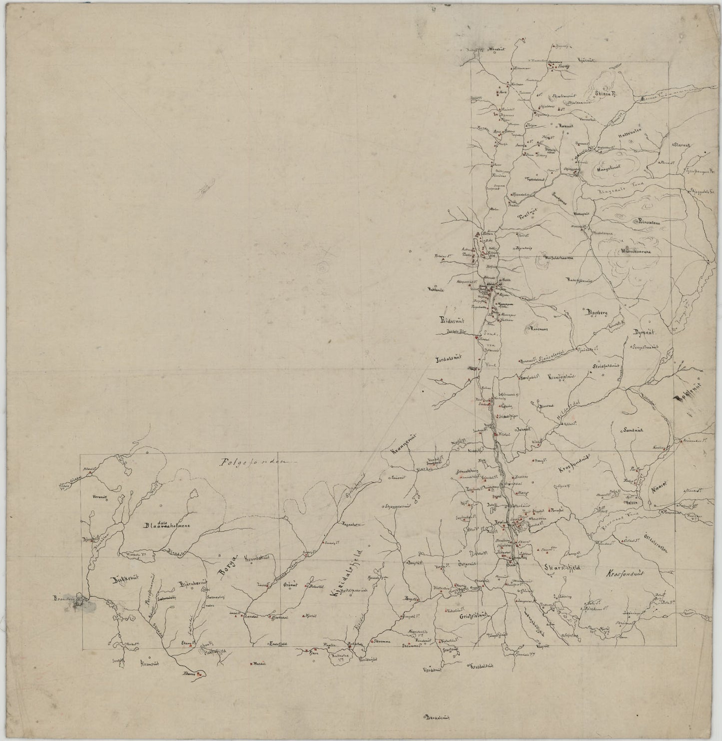 17A 2; 17A 3; 17A 4; 17A 8; 17A 12 (geometrisk hovednet): Hordaland