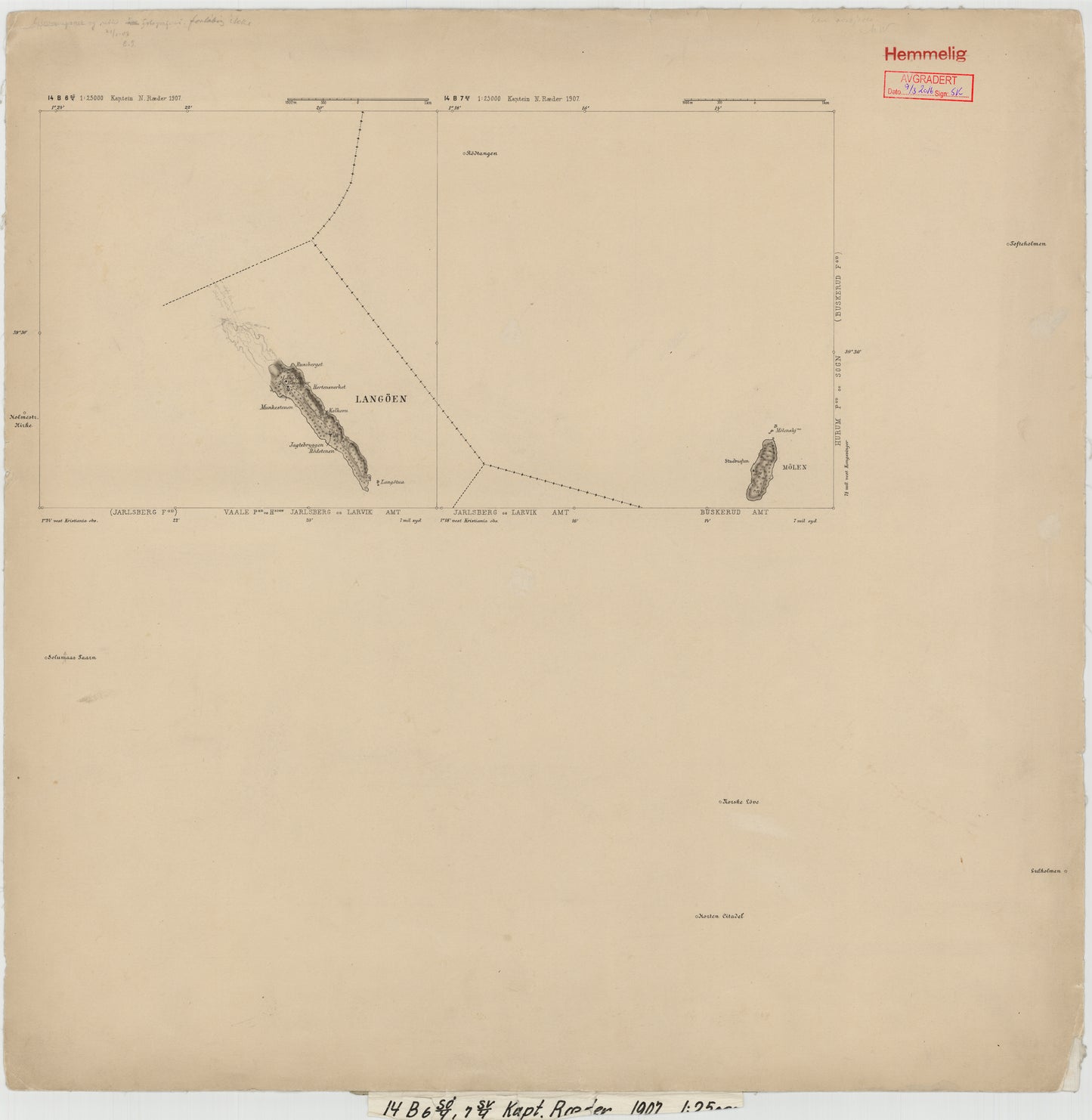 14B 6 sø; 14B 7 sv: Vestfold