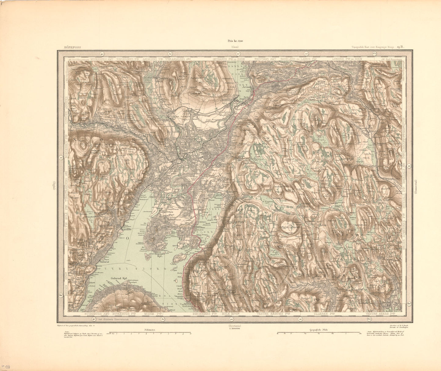 19B Hønefoss: Akershus | Buskerud | Oppland | Oslo