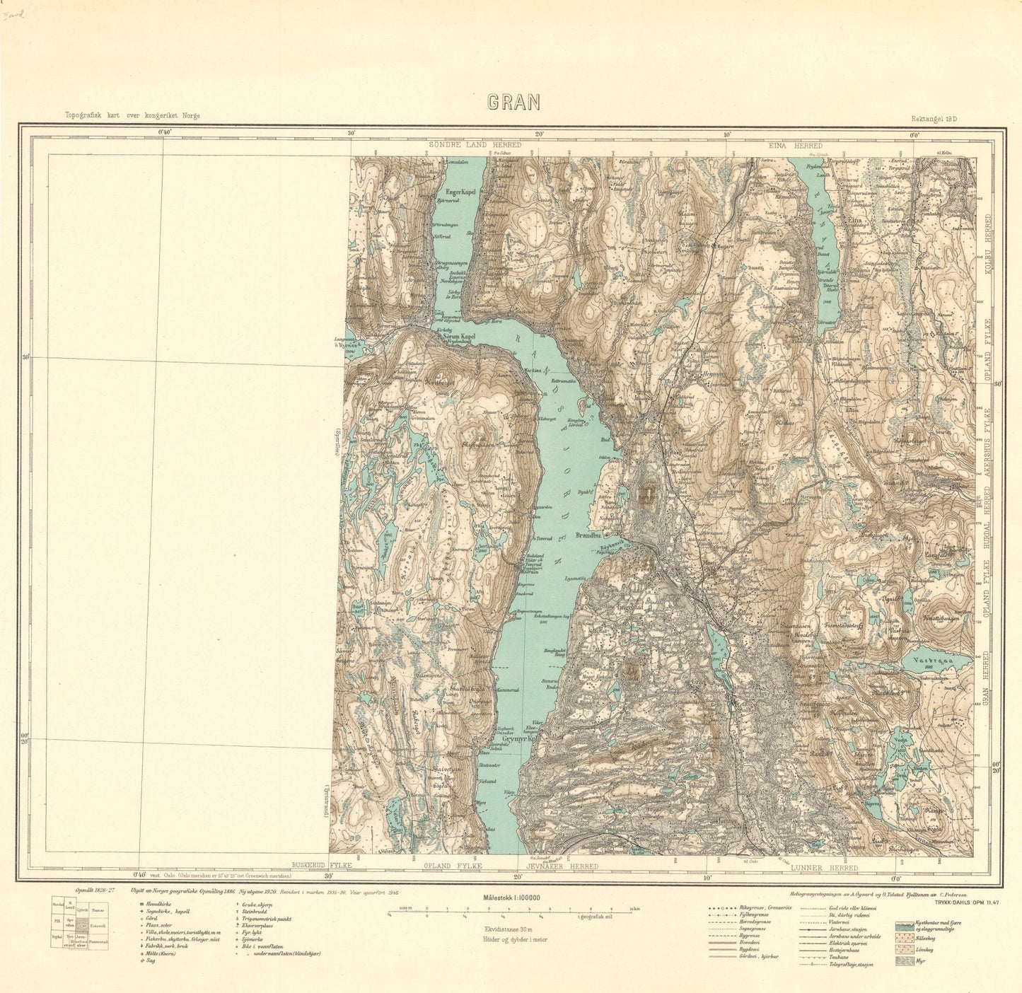 19D Gran: Akershus | Buskerud | Oppland