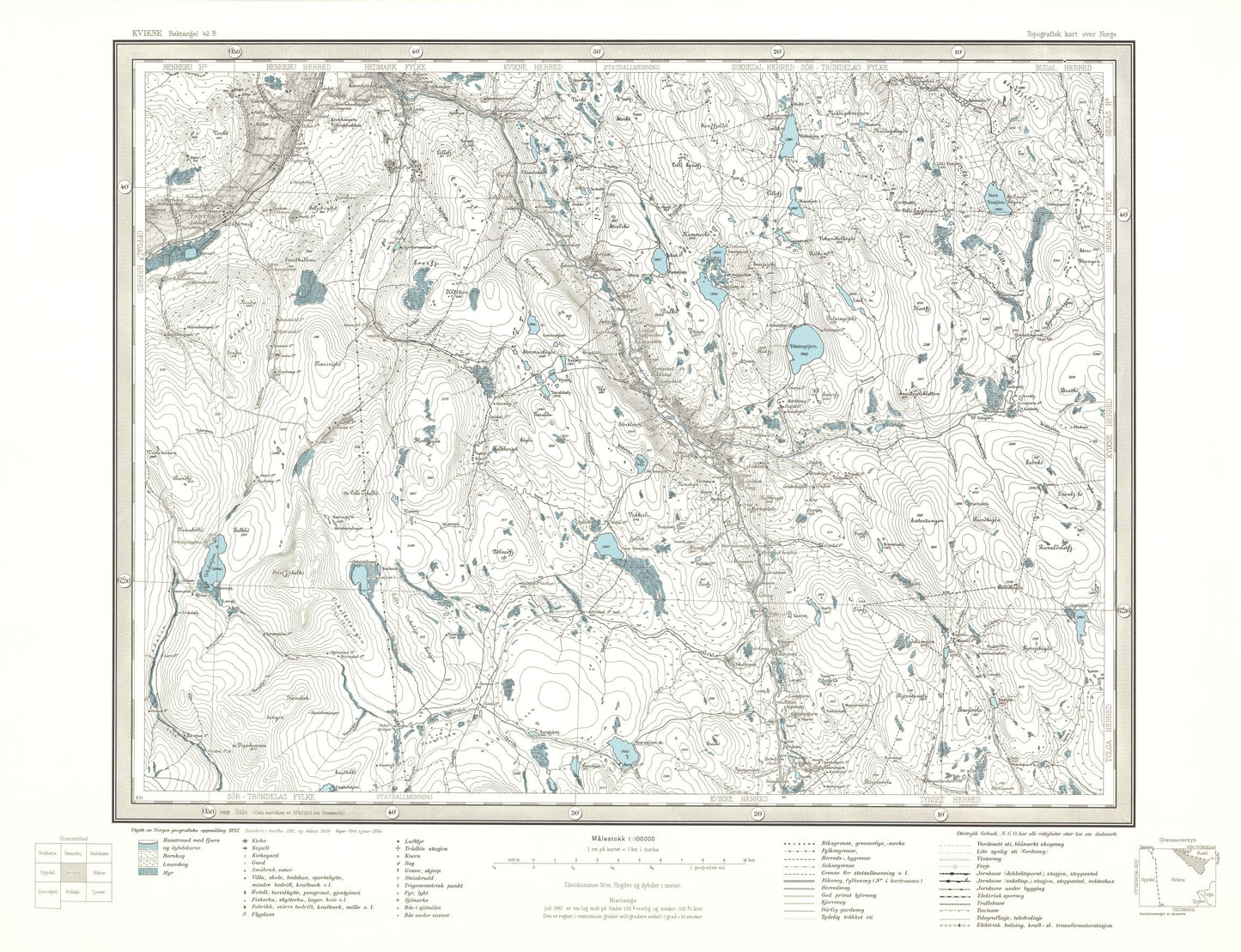 42B Kvikne: Hedmark | Sør-Trøndelag